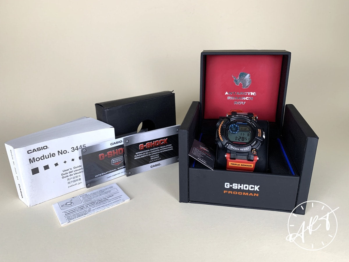 G-Shock Frogman Red Quartz Antarctic Survey ROV Collaboration Diver Watch BP