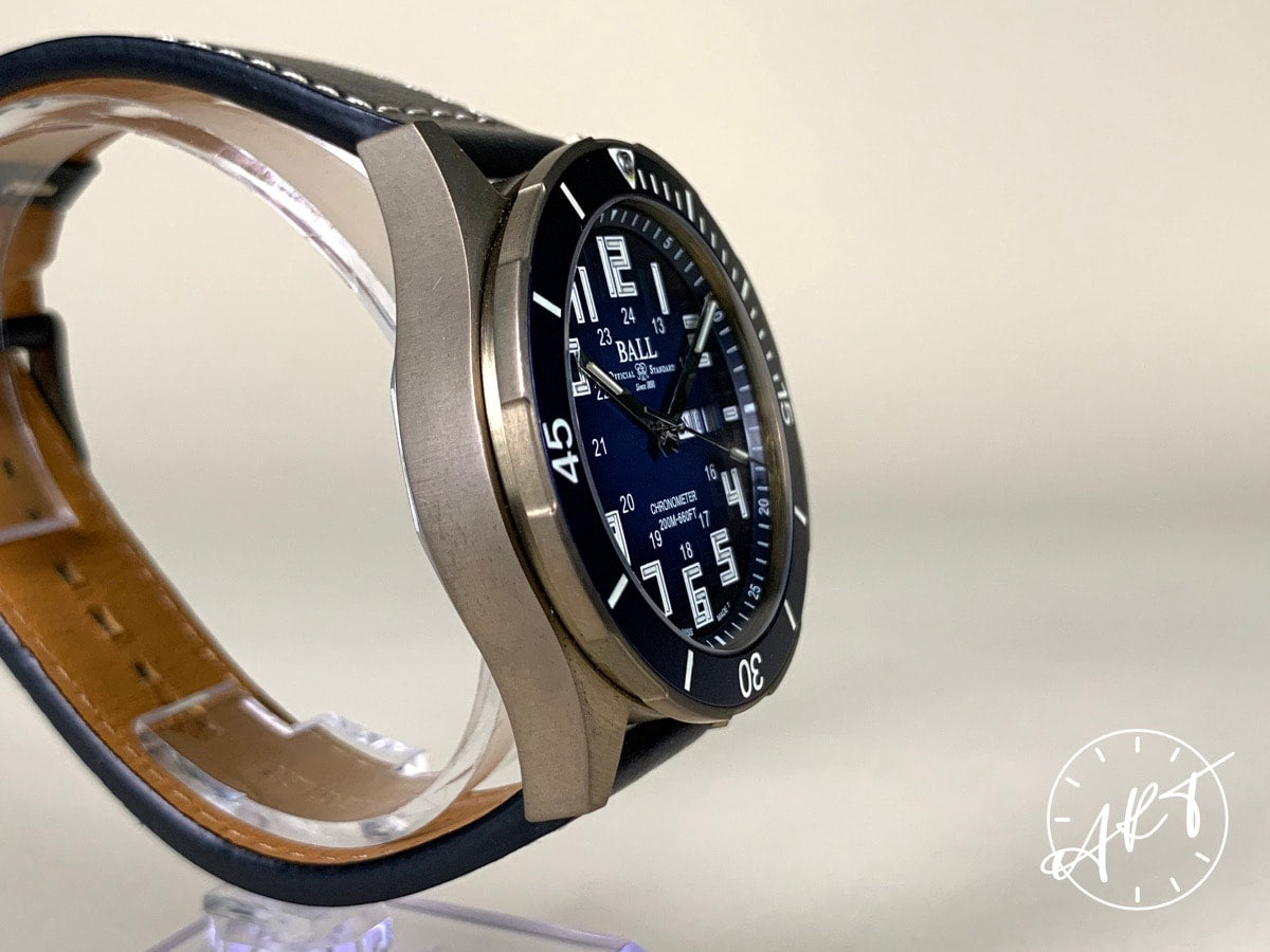 Ball Roadmaster StarLight Blue Dial Bronze Auto Ltd Diver Watch DM3070B w/ B&P