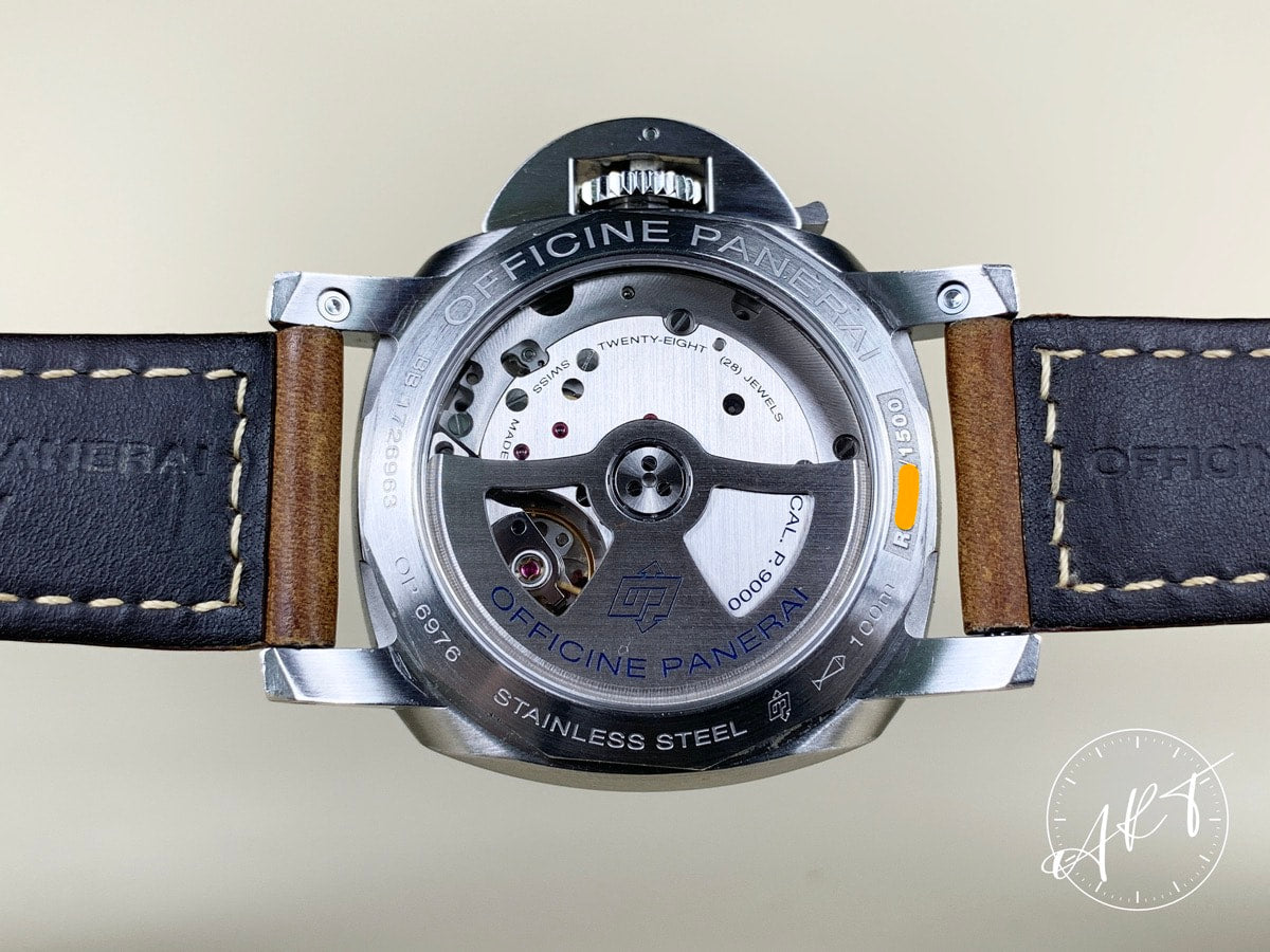 Panerai PAM 392 Luminor Marina 1950 3 Days Black Dial Acciaio Watch PAM00392 BP