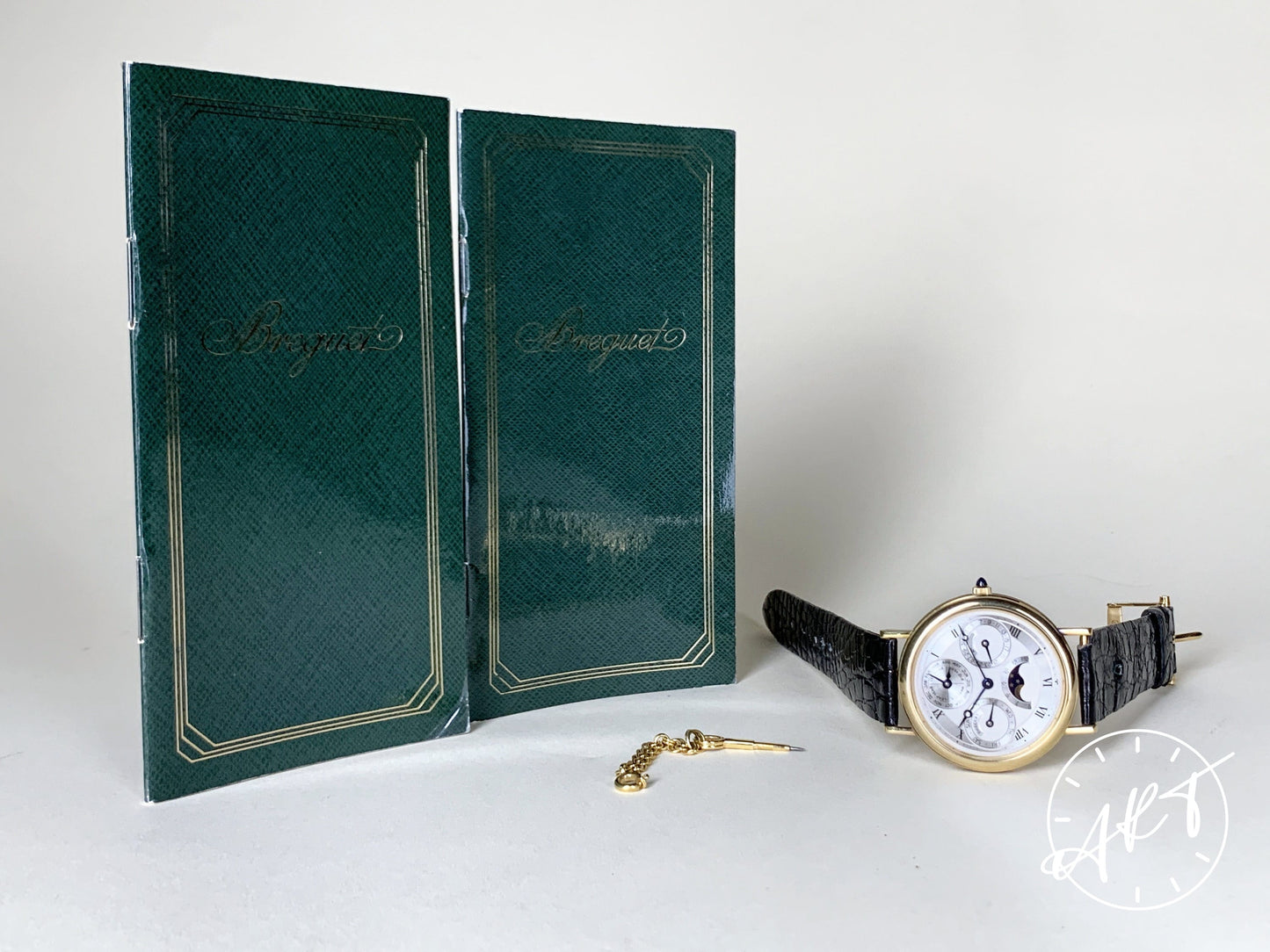 Breguet Classique Perpetual Calendar Moonphase 18K Gold Watch w/ Papers