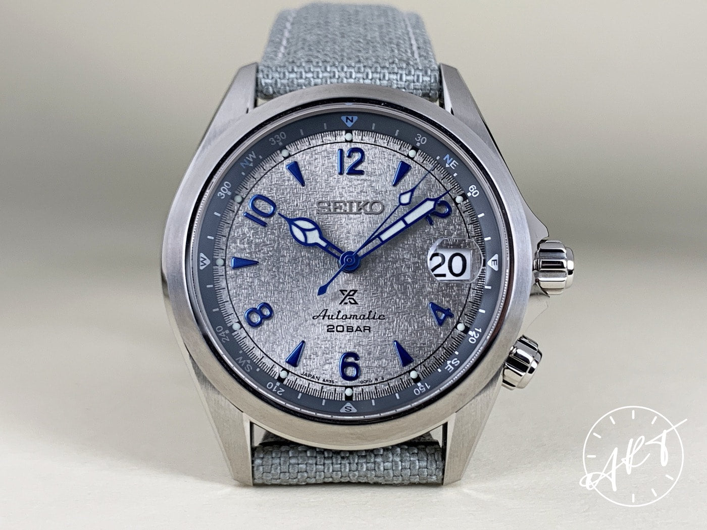 NEW Seiko Prospex Gray Dial “Rock Face” SS Euro Ltd Diver Watch SPB355J1 BP
