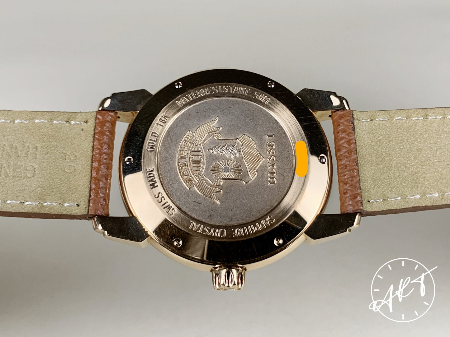 Ulysse Nardin Ulysse 1 Silver Dial 18K Rose Gold Automatic Watch 276-88 w/ B&P