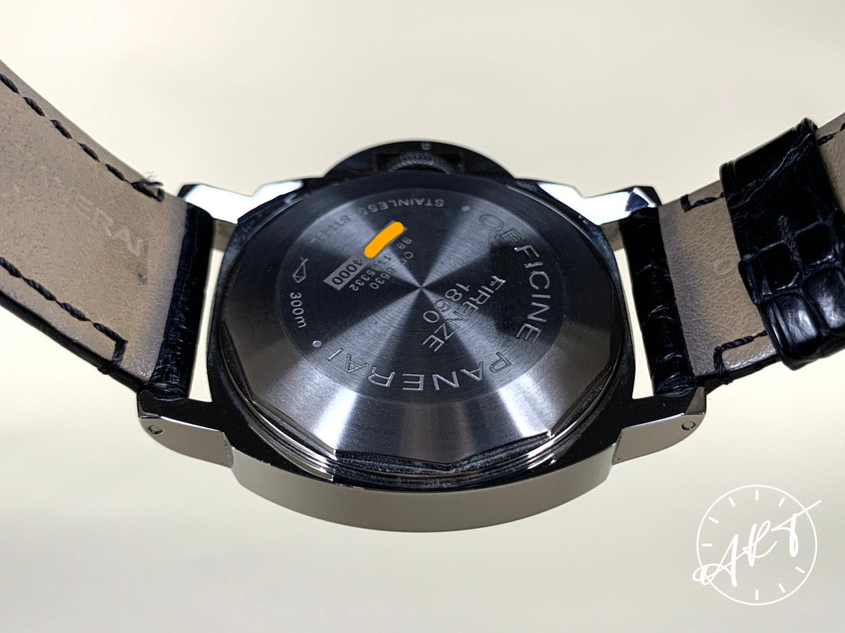 Panerai PAM 104 Luminor Marina Black Dial SS Auto Diver Watch PAM00104 w/ B&P