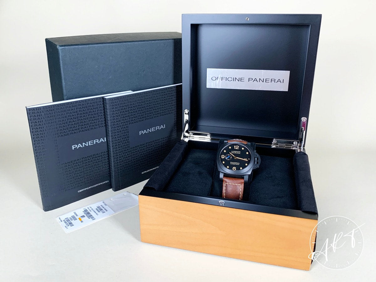 Panerai PAM 661 Luminor 1950 3 Days Black Dial Carbotech Diver Watch PAM00661 BP