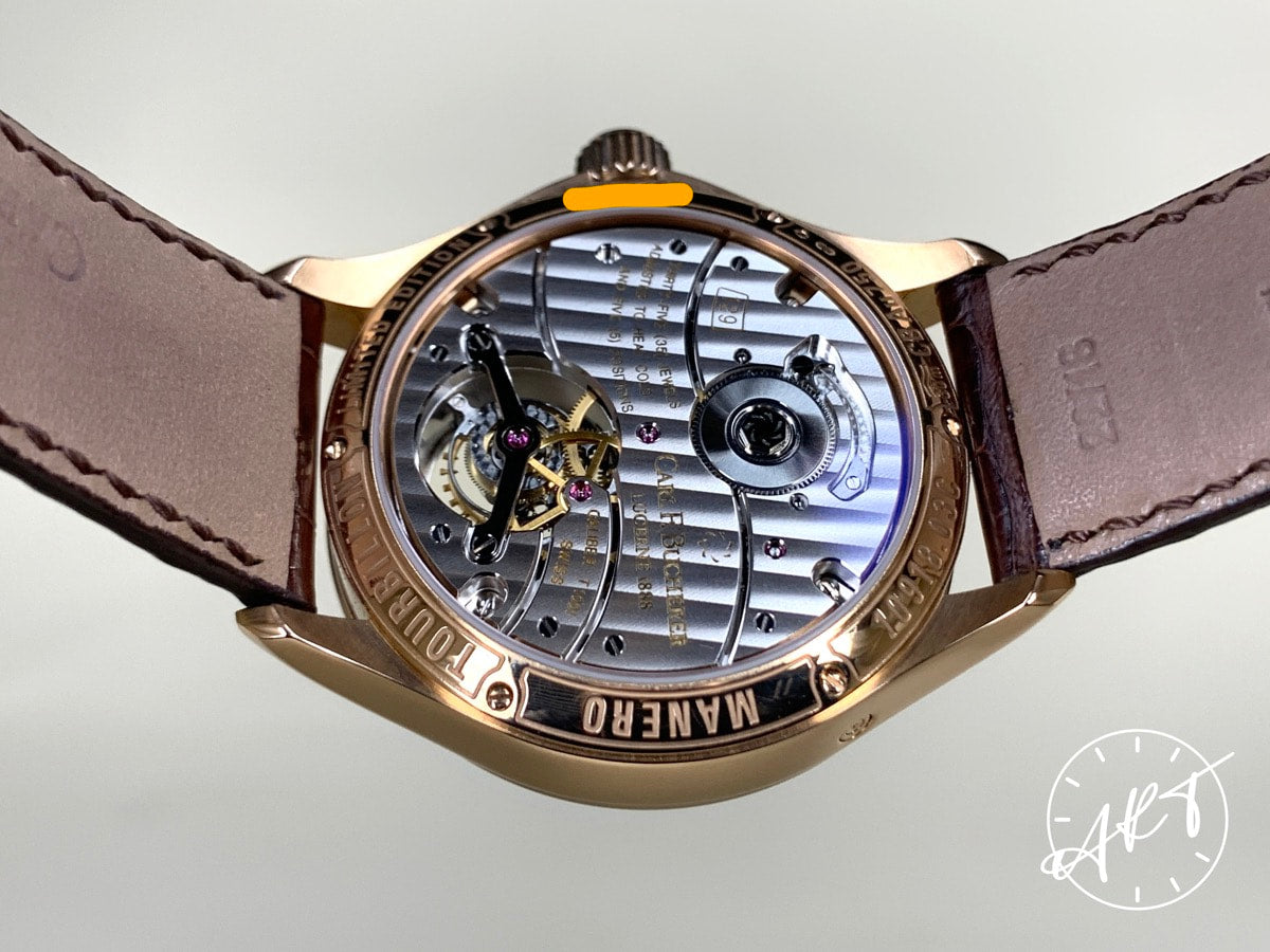 NEW Carl F. Bucherer Manero Tourbillon Brown Dial 18K RG Manual Ltd Watch w/ B&P