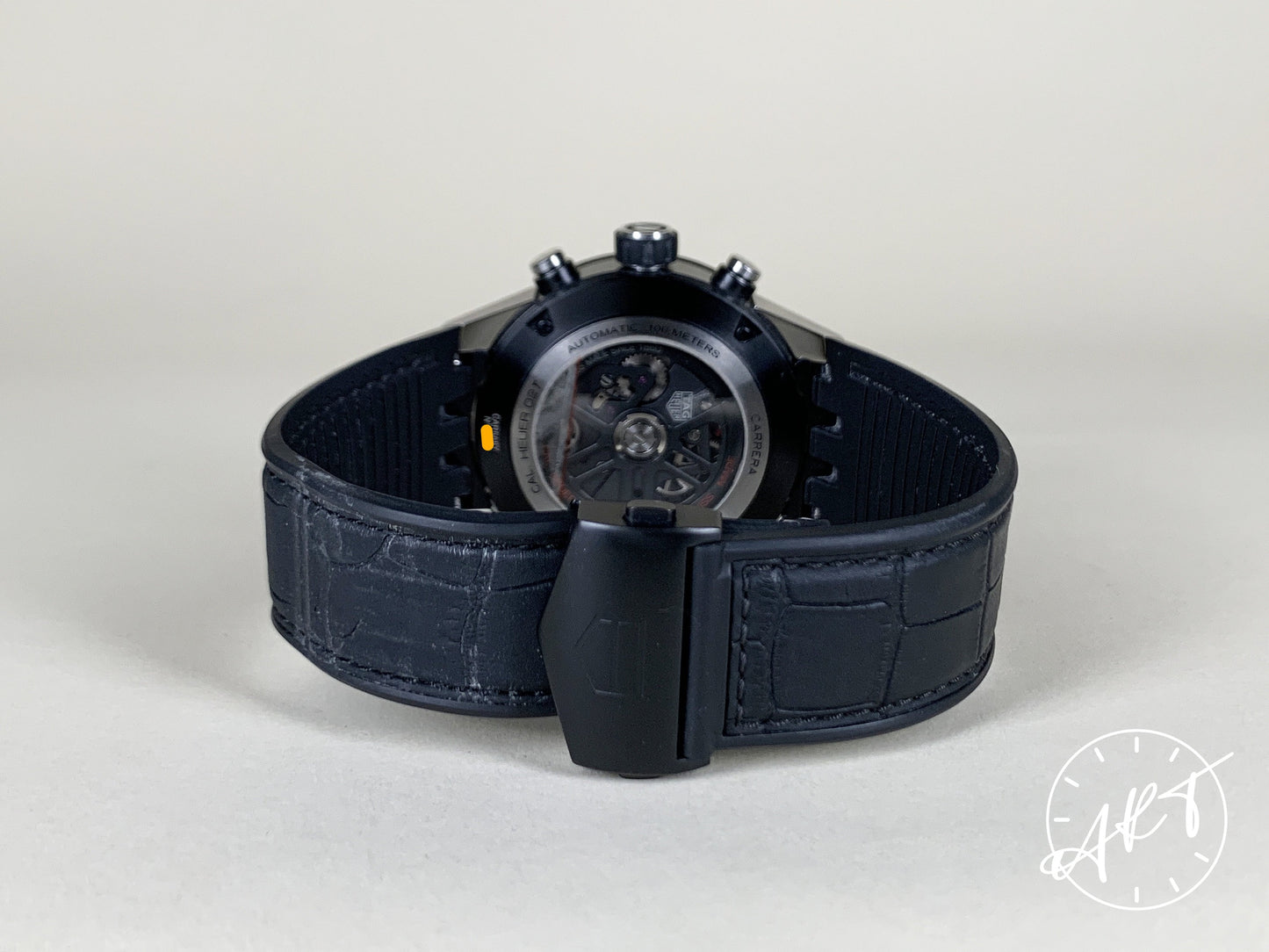 Tag Heuer Carrera Chrono Tourbillon Black Dial Titanium Watch CAR5A8Y BP