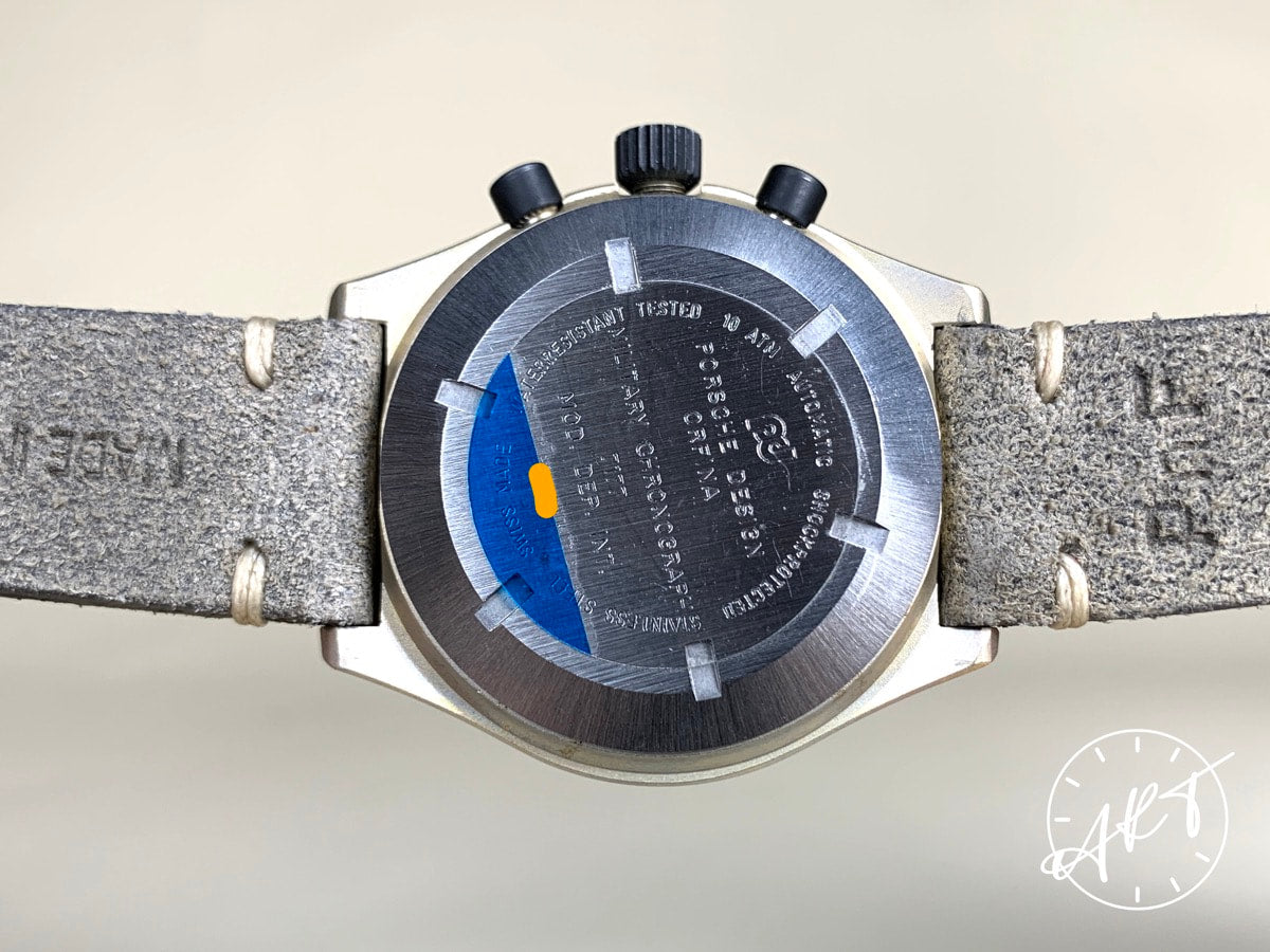 Vintage Porsche Design Orfina 3H Champagne PVD UAE AIRFORCE Military Watch