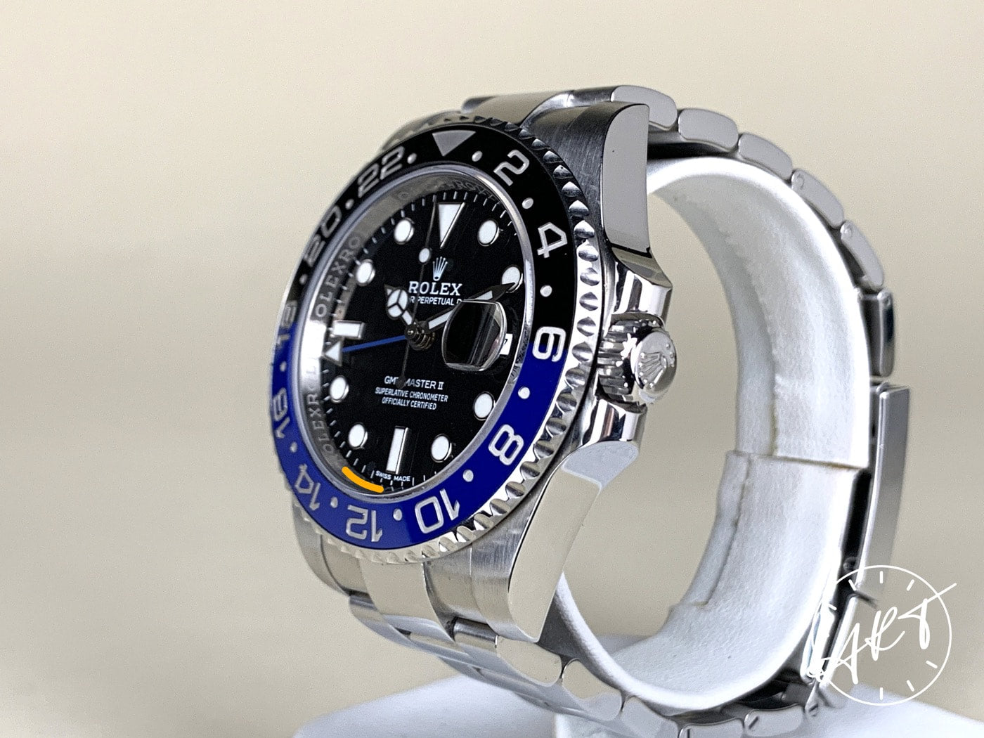 2020 Rolex GMT-Master II Black & Blue Bezel Black Dial “Batman” Watch 116710BLNR BP