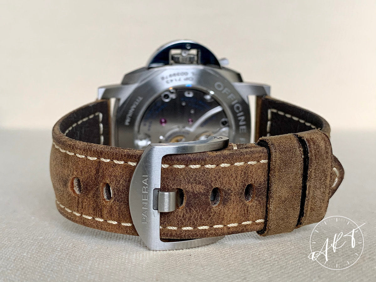 Panerai PAM 728 Luminor Due 3 Days Blue Dial Titanium Manual Watch PAM00728 BP