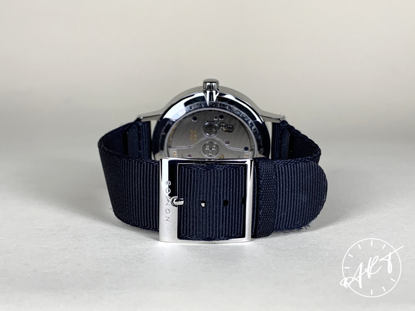 NOMOS Autobahn Silver Dial Stainless Steel Automatic Watch 1303 w/ Box