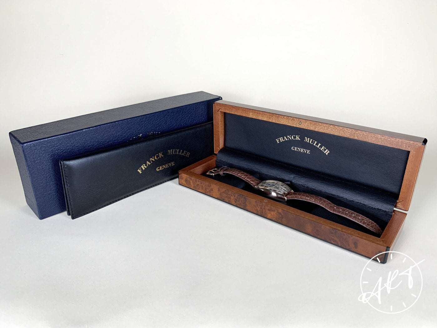 Franck Muller Master Banker Multi Time Zone Silver Dial 18K RG 10 Pcs Ltd Watch BP