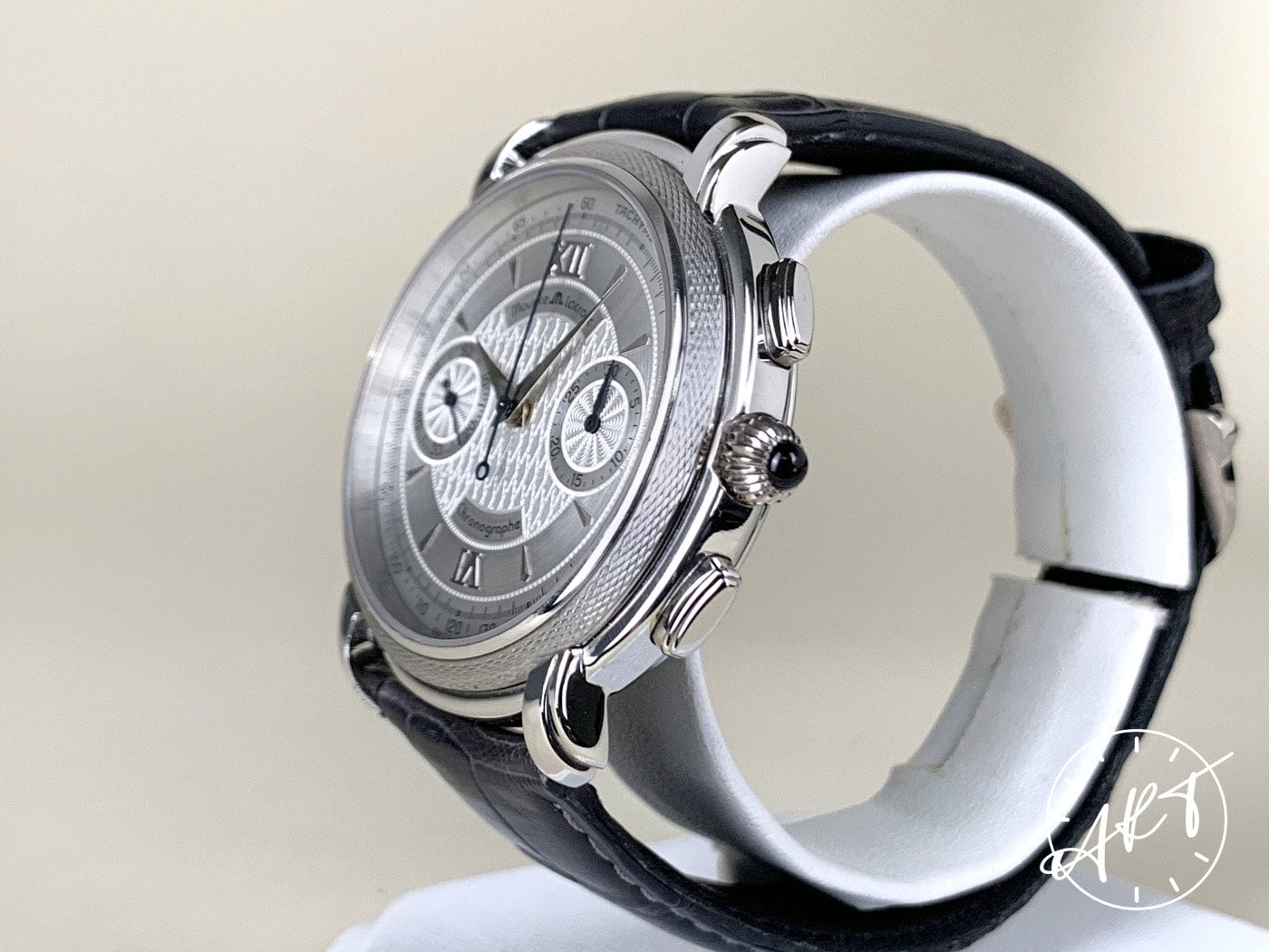 Maurice Lacroix Masterpiece ML Chrono Silver Dial Platinum 188 Pcs Ltd Watch BP