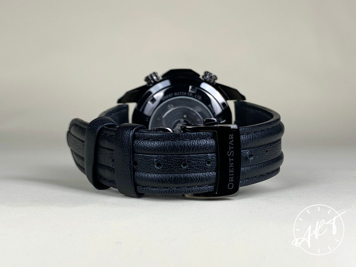 Orient Star Starseeker GMT Black Dial DLC Titanium JDM Ltd Watch WZ0031DJ BP