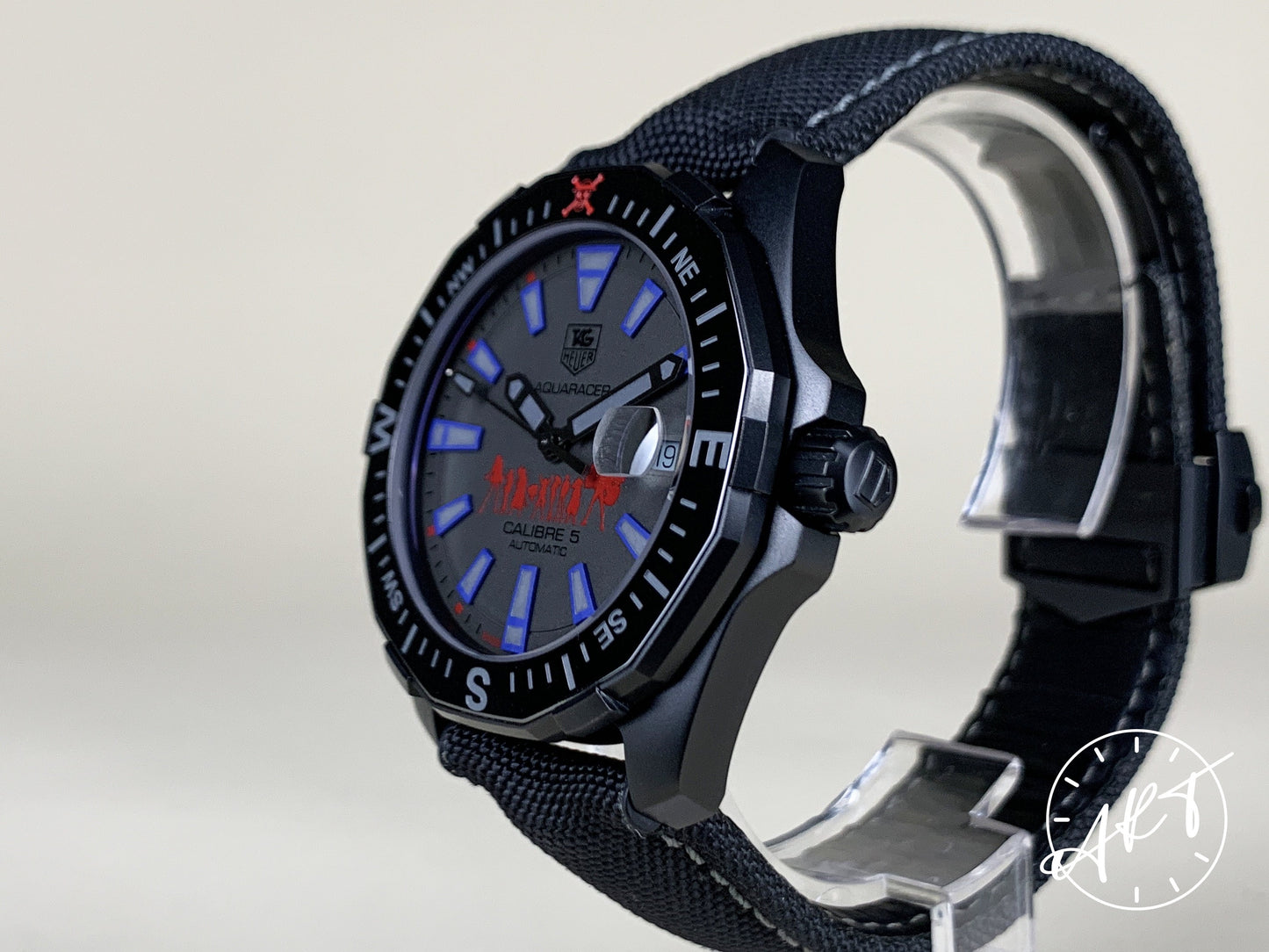 Tag Heuer Aquaracer “ONE PIECE” DLC Titanium 100 Pcs Ltd Watch WAY218C BP