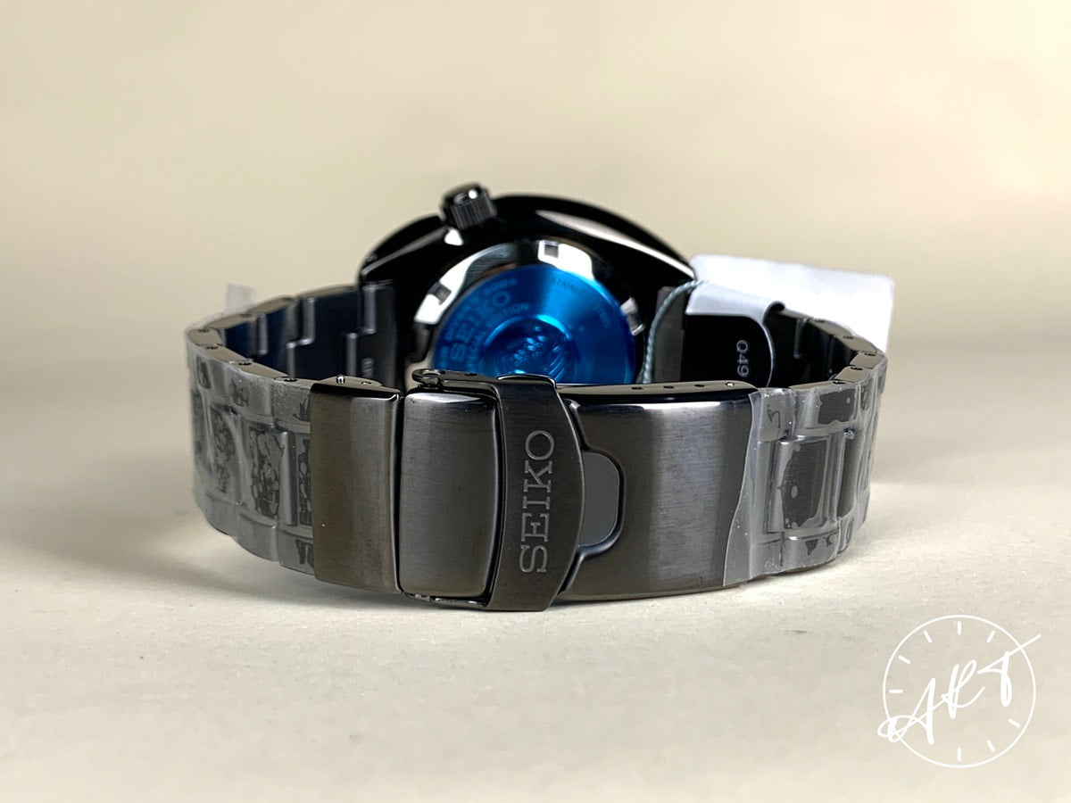 NEW Seiko Prospex Day-Date Black & Blue Dial Save the Ocean SE Watch SBDY027 BP
