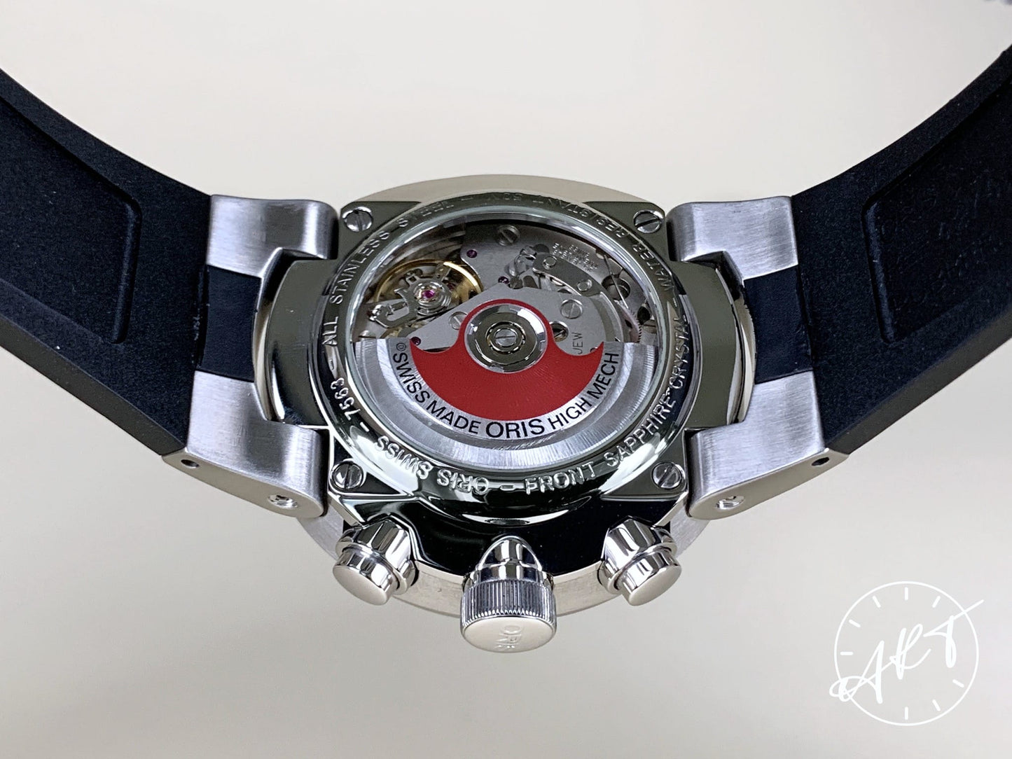 Oris Williams F1 Chronograph Black Carbon Fiber Dial SS Auto Watch w/ B&P