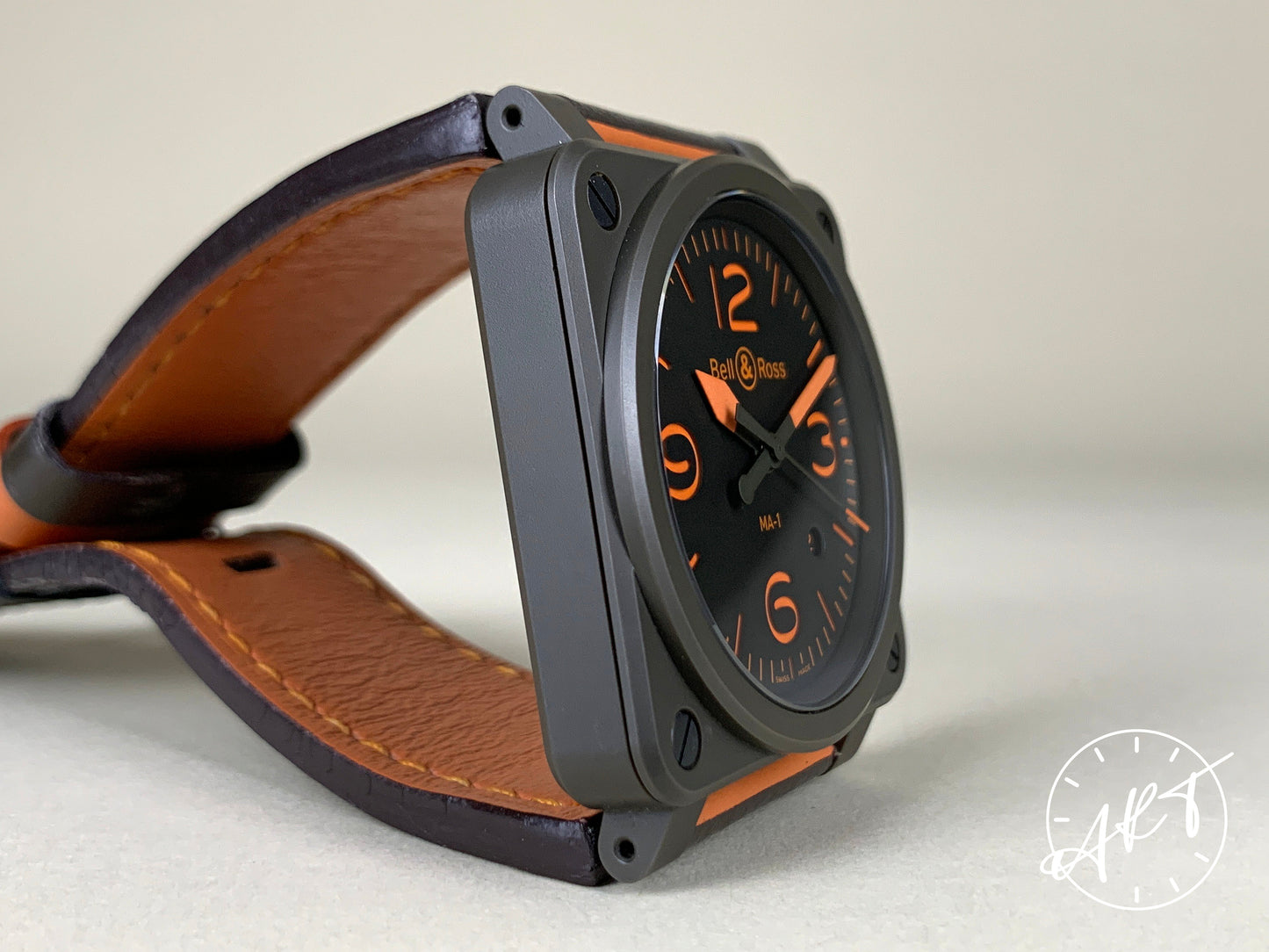 Bell & Ross Khaki Dial Black Ceramic 999 Pcs Ltd Military Watch BR0392 BP