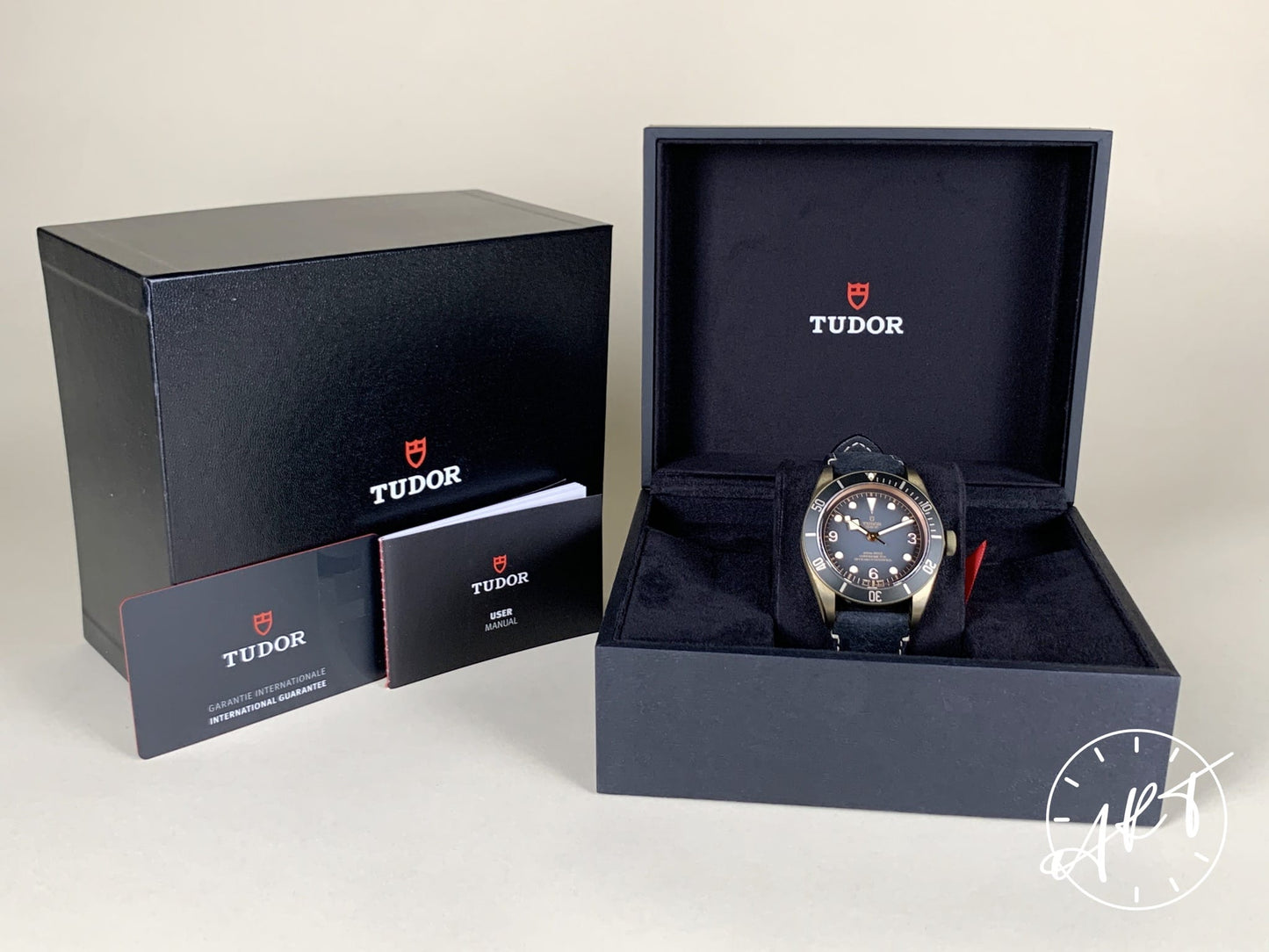 Tudor Black Bay Bronze Slate Gray Dial Diver Watch 79250BA with B&P