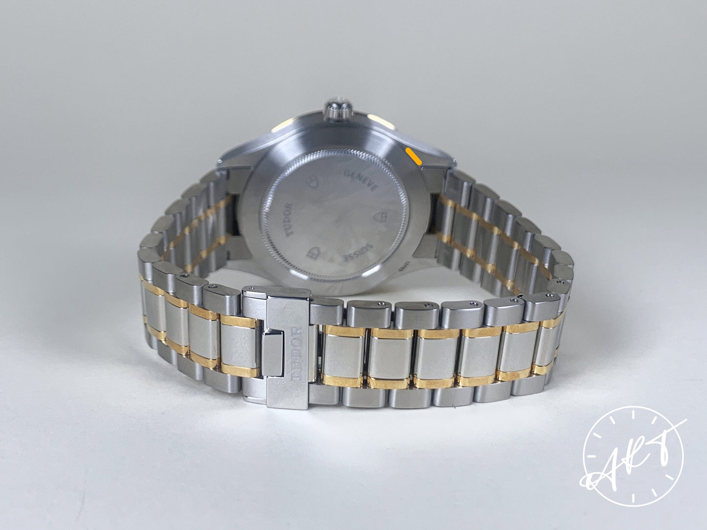 NEW Tudor Style 41 Silver Dial 18K Gold & SS Auto Watch 12703 w/ B&P