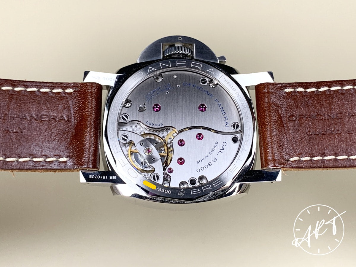 Panerai PAM 372 Luminor 1950 N Serial 3 Days Black Dial SS Watch PAM00372 BP