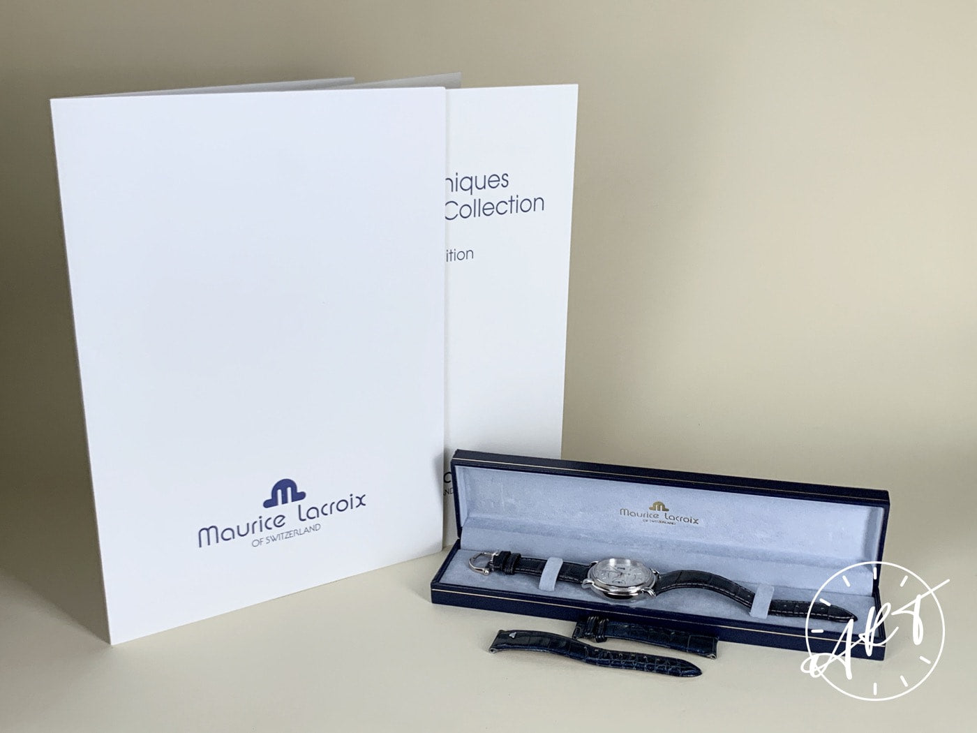 Maurice Lacroix Masterpiece ML Chrono Silver Dial Platinum 188 Pcs Ltd Watch BP