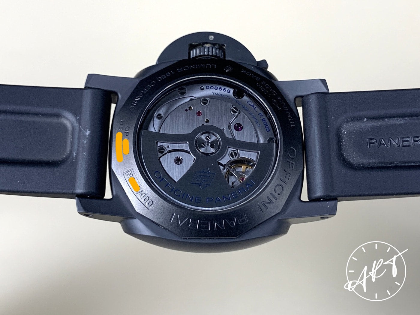 Panerai PAM 335 Luminor 1950 10 Days GMT Black Ceramic Watch PAM00335 BP