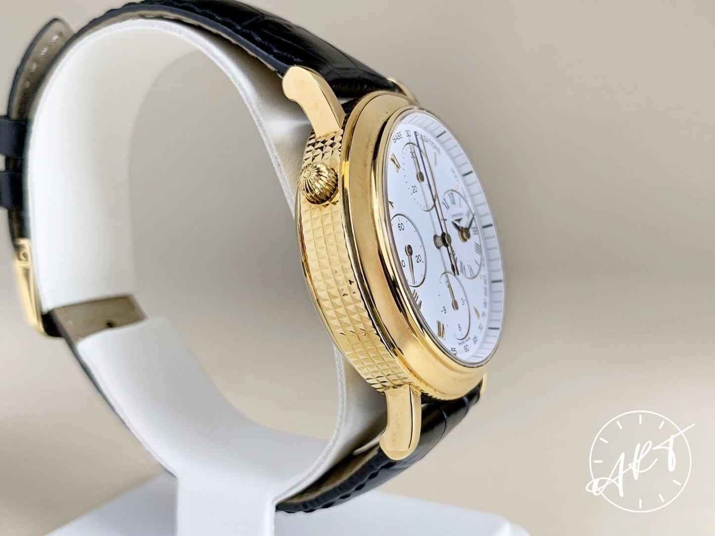 Longines Les Grandes Classiques Double Chrono 18K Gold Ernest Francillon SE Watch