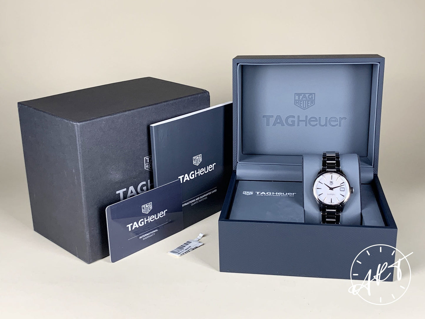 Tag Heuer Carrera Mother of Pearl Dial SS Quartz Ladies Watch WAR1311 w/ B&P