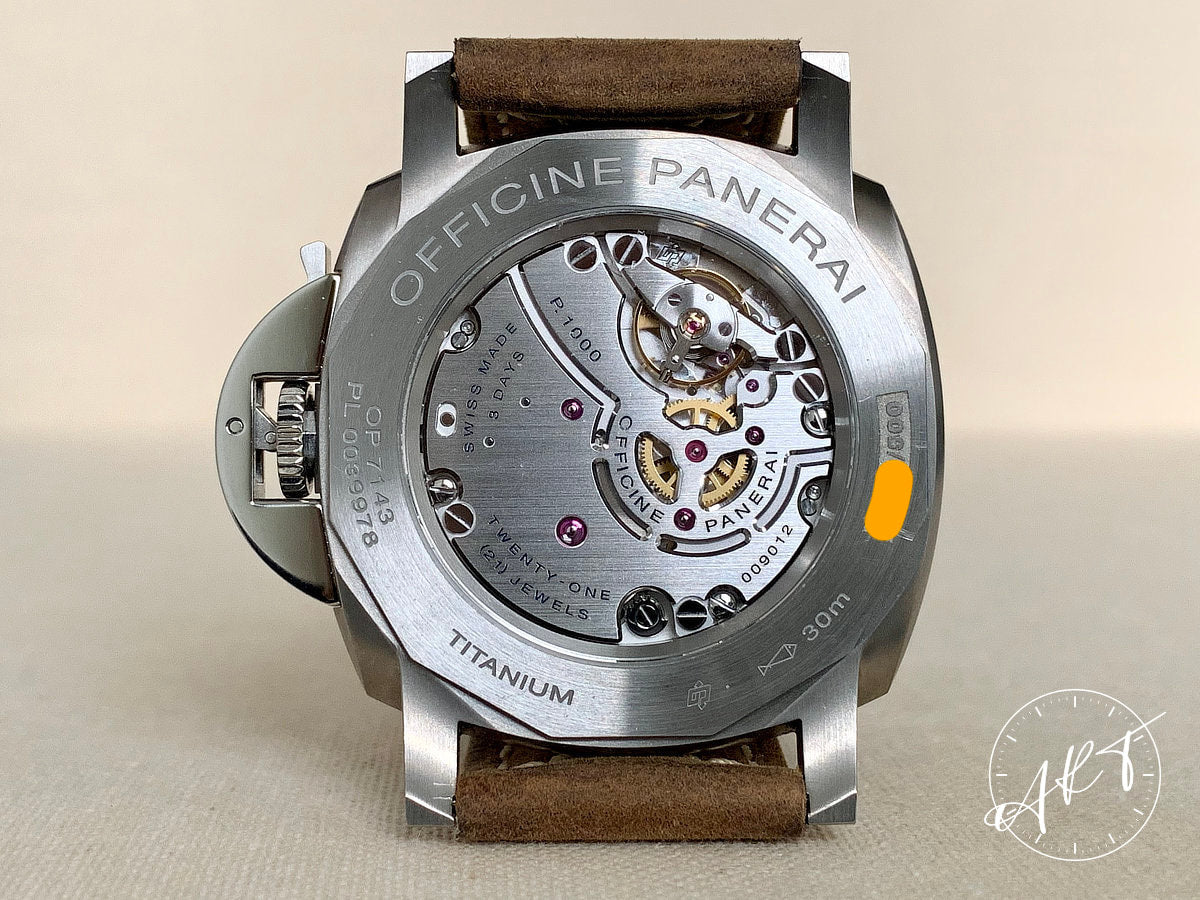 Panerai PAM 728 Luminor Due 3 Days Blue Dial Titanium Manual Watch PAM00728 BP
