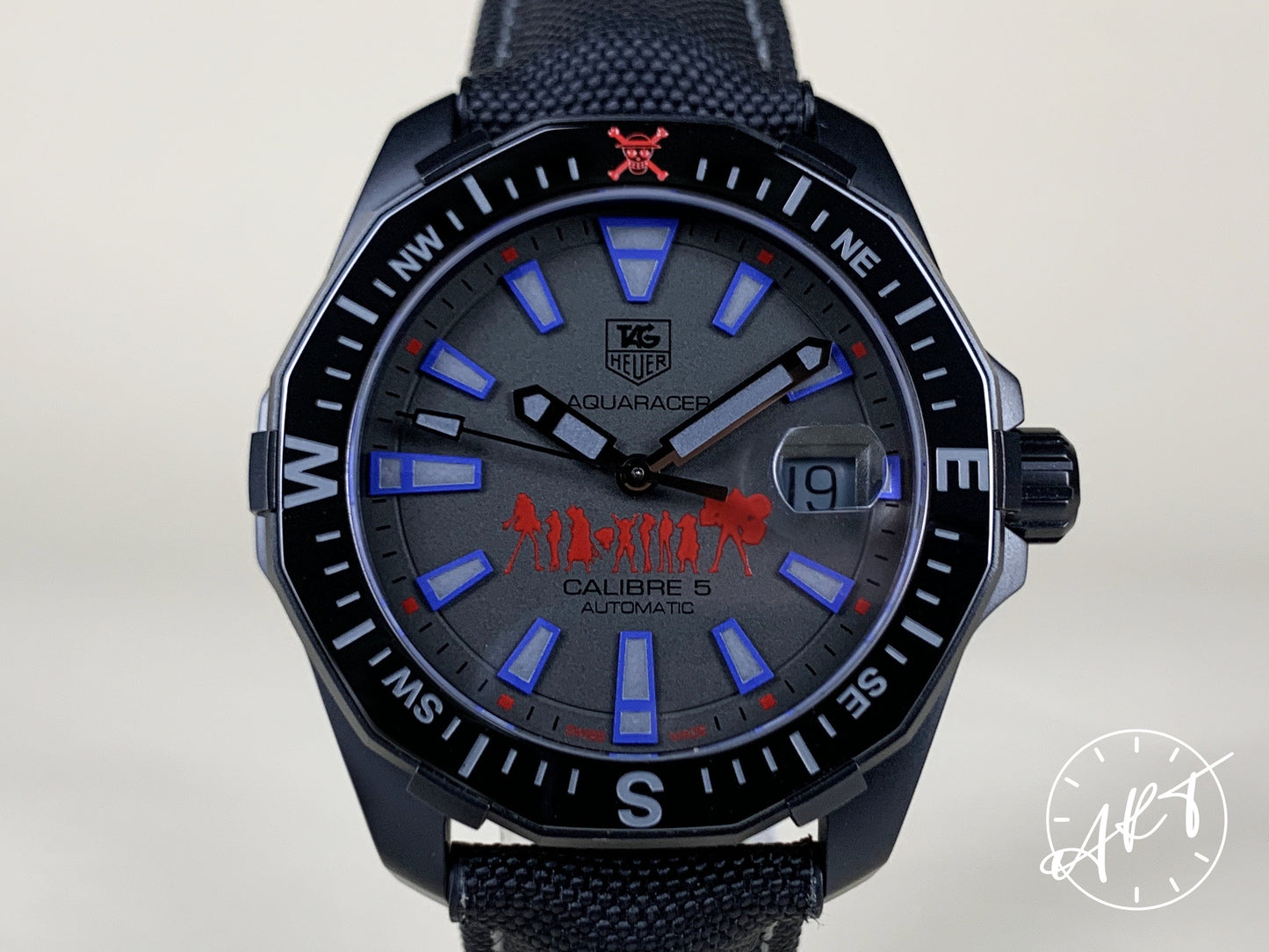 Tag Heuer Aquaracer “ONE PIECE” DLC Titanium 100 Pcs Ltd Watch WAY218C BP