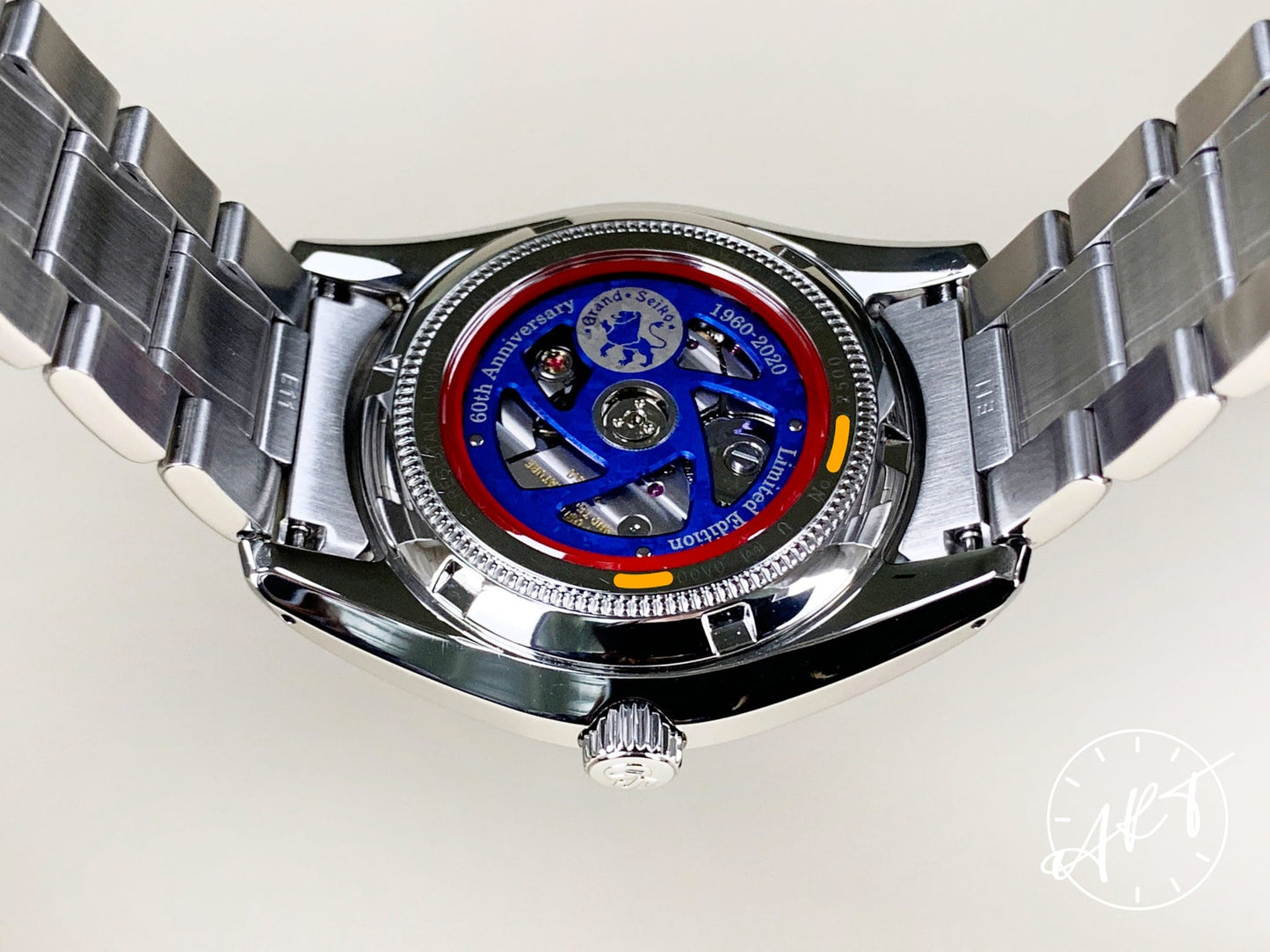 Grand Seiko Heritage Blue Dial SS Auto 60th Anniversary Ltd Watch SBGR321 w/ B&P