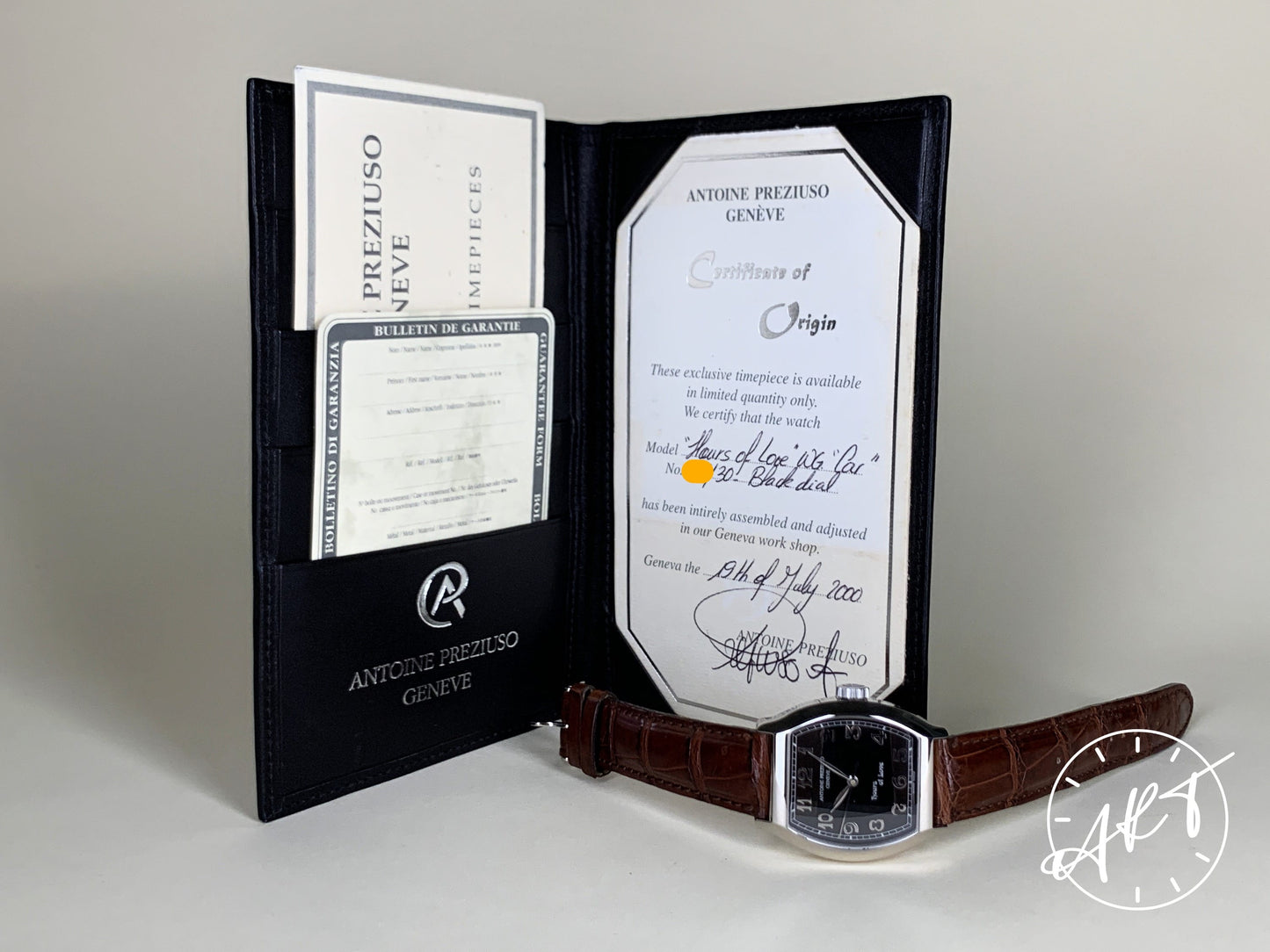 Antoine Preziuso Hours of Love Erotic Black Dial 18K WG 30 Pcs Ltd Watch w/ Papers