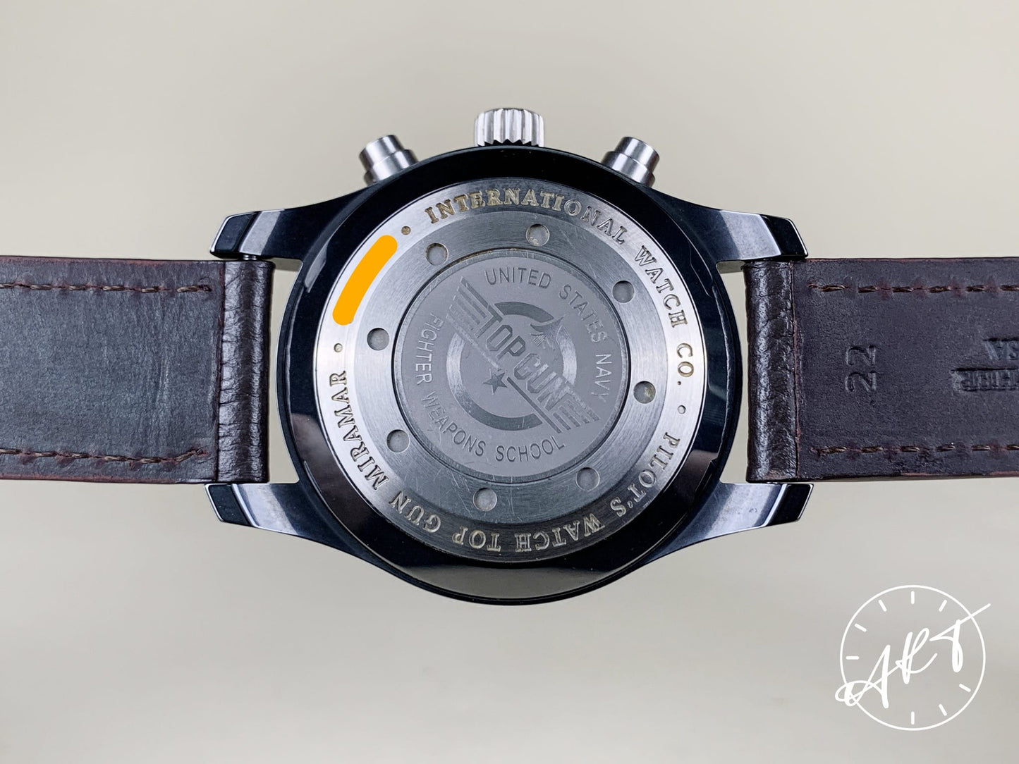 IWC Pilot's Miramar Chrono Gray Dial Black Ceramic Military Watch IW388002 BP