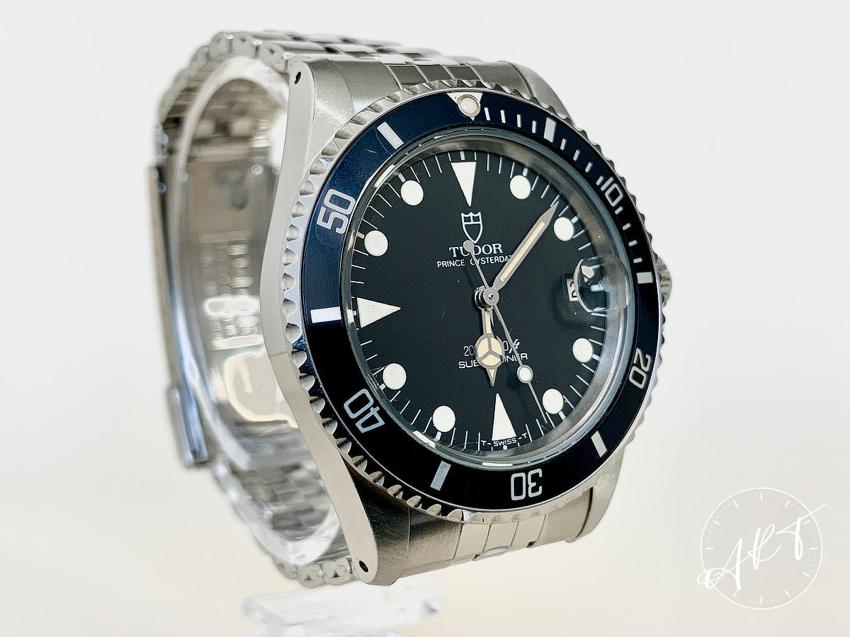 1988 Tudor Prince Oysterdate Submariner Watch 76000 w/ Paper *Transitional*