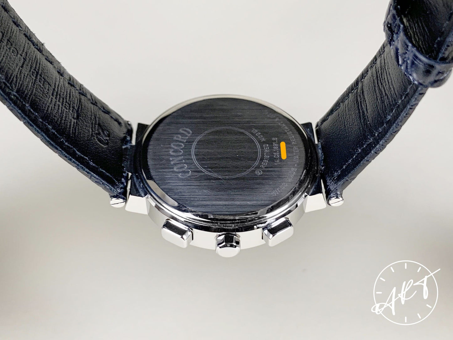 Concord La Scala Chrono Diamond Bezel Silver Diamond Dial SS Quartz Watch