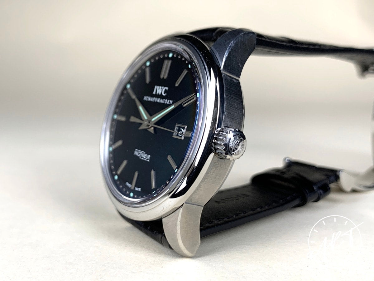IWC Vintage Collection Ingenieur Black Dial SS Auto Watch IW323301 w/ B&P