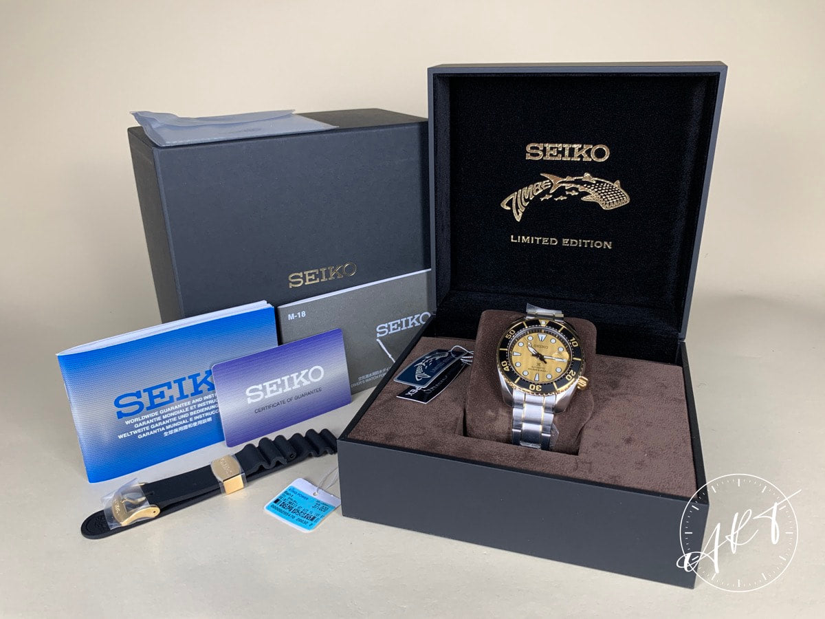 NEW Seiko Prospex Sumo Zimbe 15 Yellow Dial Thailand Ltd Watch SPB194J1 BP