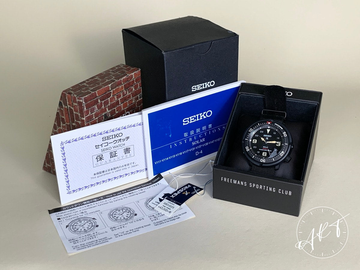 NEW Seiko x Freemans Sporting Club Prospex Tuna Quartz Ltd Watch SBDJ025 BP