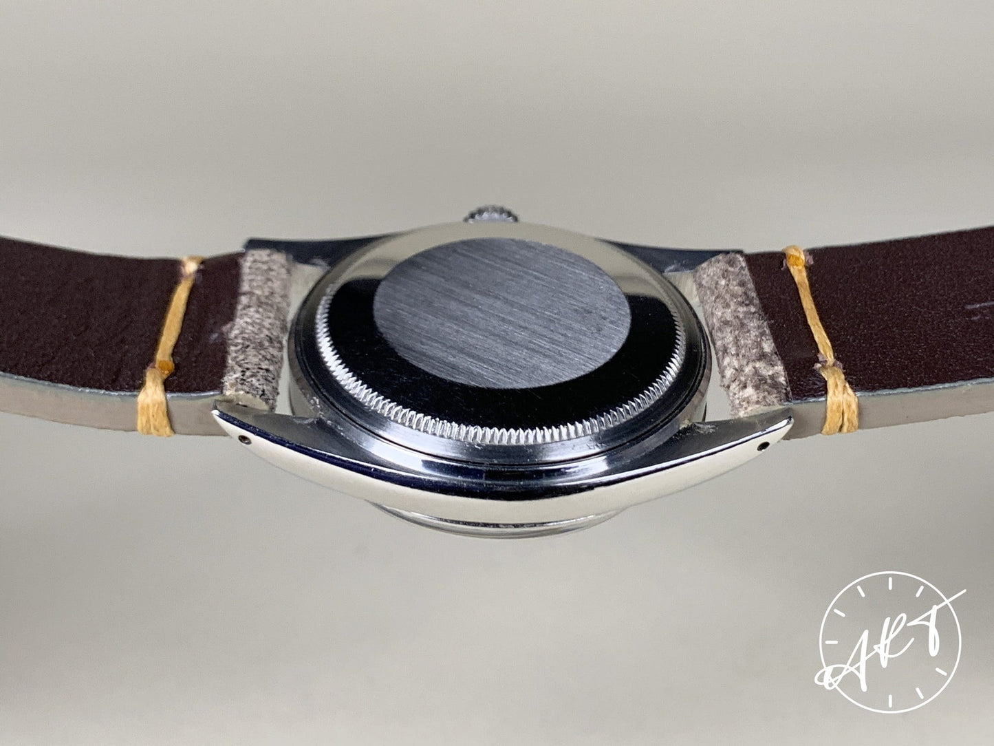 Vintage 1974 Rolex Oyster Perpetual DateJust Matte Black T Dial SS Watch 1603