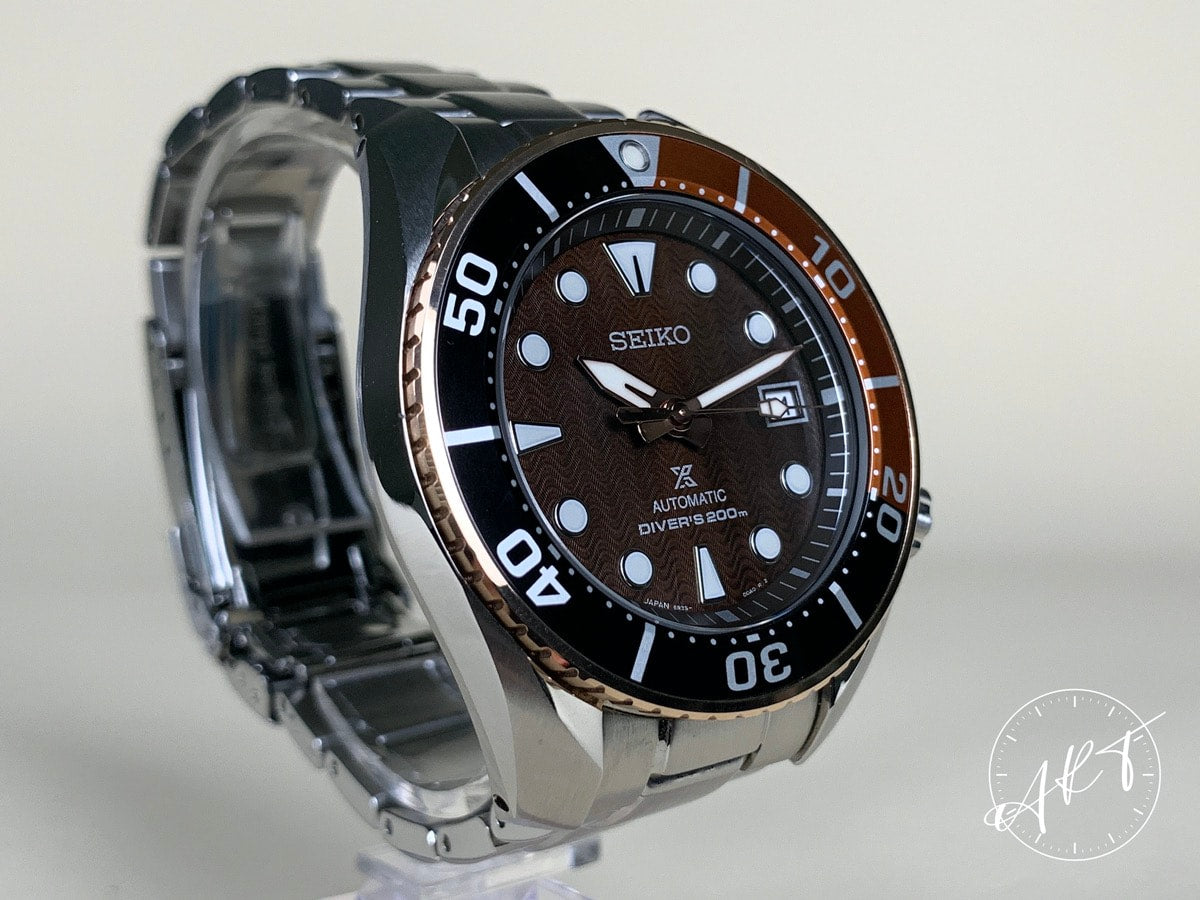 NEW Seiko Prospex Root Beer Sumo Black Dial SS Asia Ltd Diver Watch SPB192J1 BP
