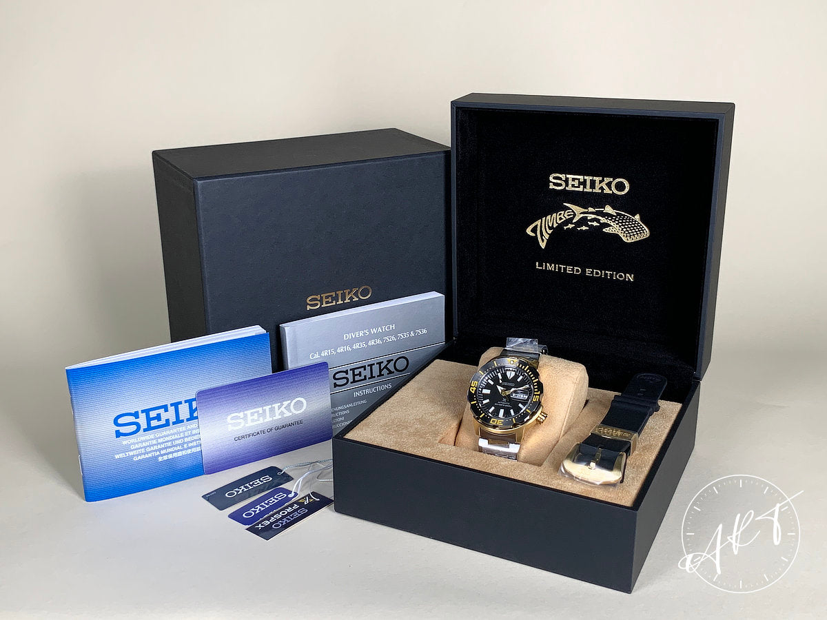NEW Seiko Prospex Monster Zimbe 14 Black Dial Thailand Ltd Watch SRPF34K BP