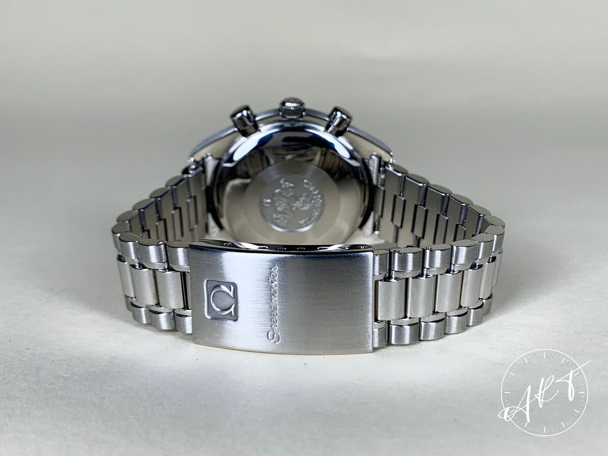 Omega Speedmaster Chronograph Blue Dial SS Auto Pilot Watch 3511.80.00