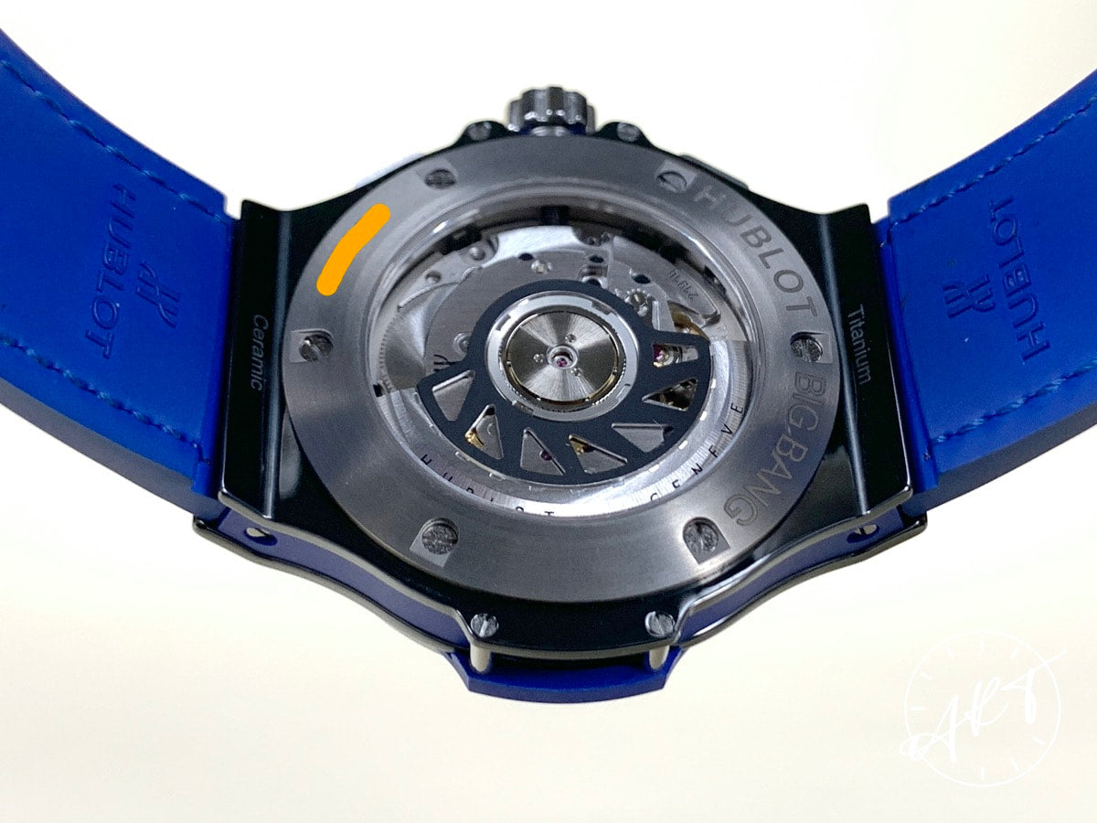 Hublot Big Bang Chrono Blue Dial “Tutti Frutti” Black Ceramic Auto Ltd Watch BP