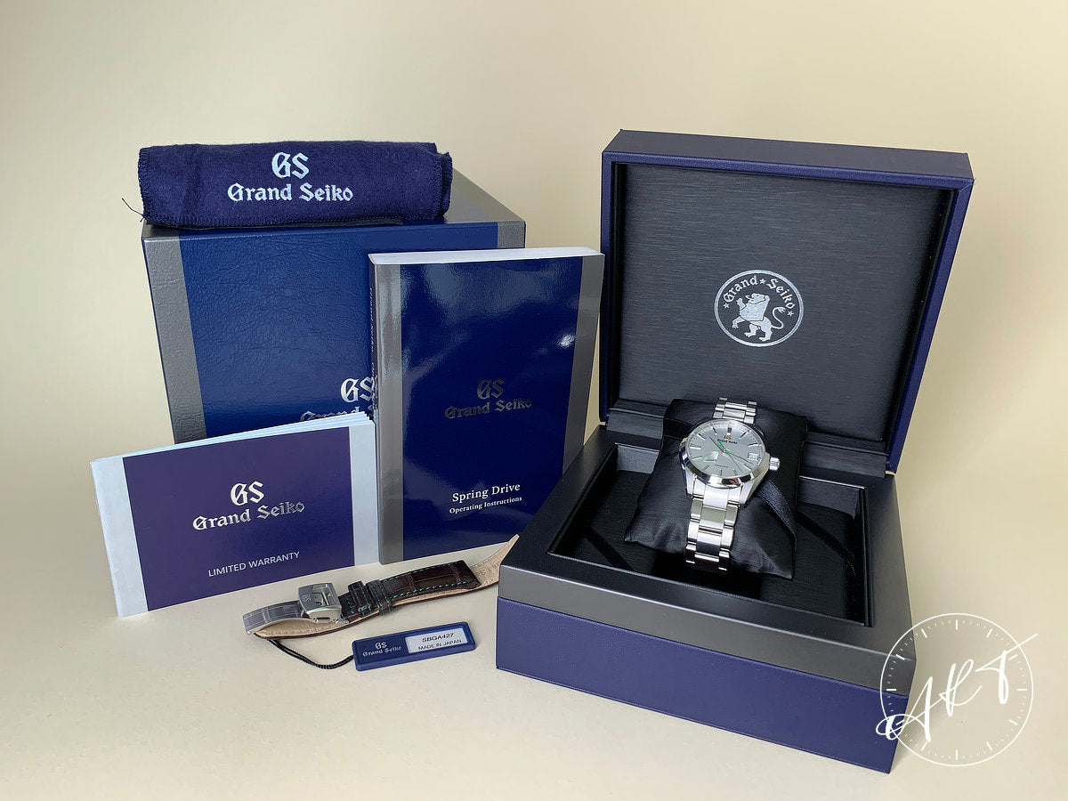 Grand Seiko Heritage Silver Dial “Soko” Spring Drive US Edition Watch SBGA427 BP