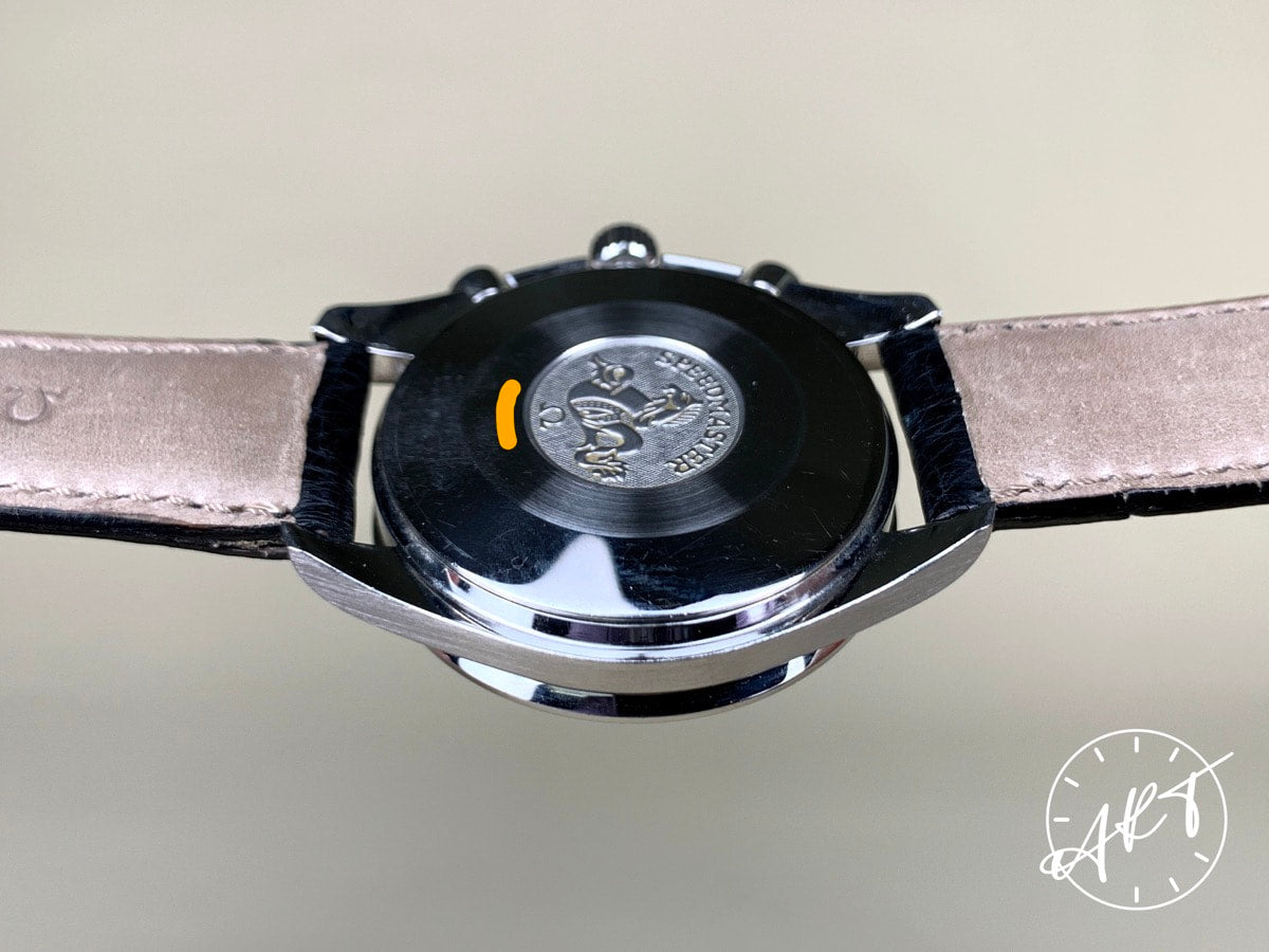 Omega Speedmaster Reduced Chrono Black Dial SS Auto Pilot Watch 3510.50.00 w/ BP