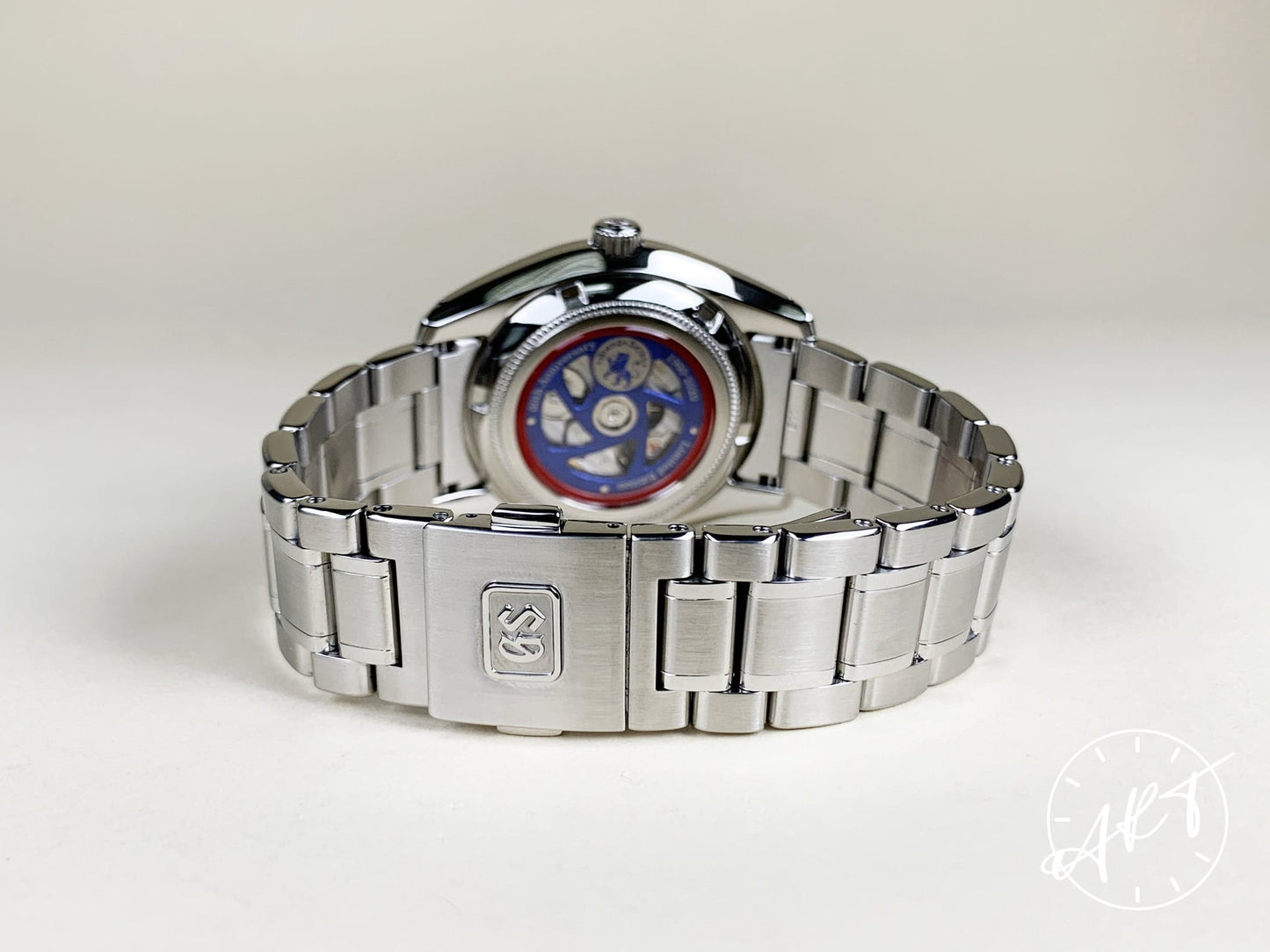 Grand Seiko Heritage Blue Dial SS Auto 60th Anniversary Ltd Watch SBGR321 w/ B&P