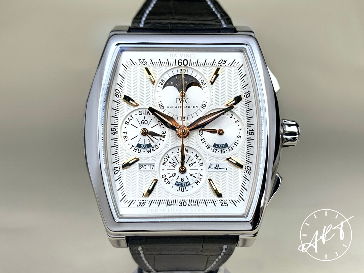 NEW IWC Da Vinci Perpetual Calendar Chrono Kurt Klaus Ltd Watch IW376204 BP
