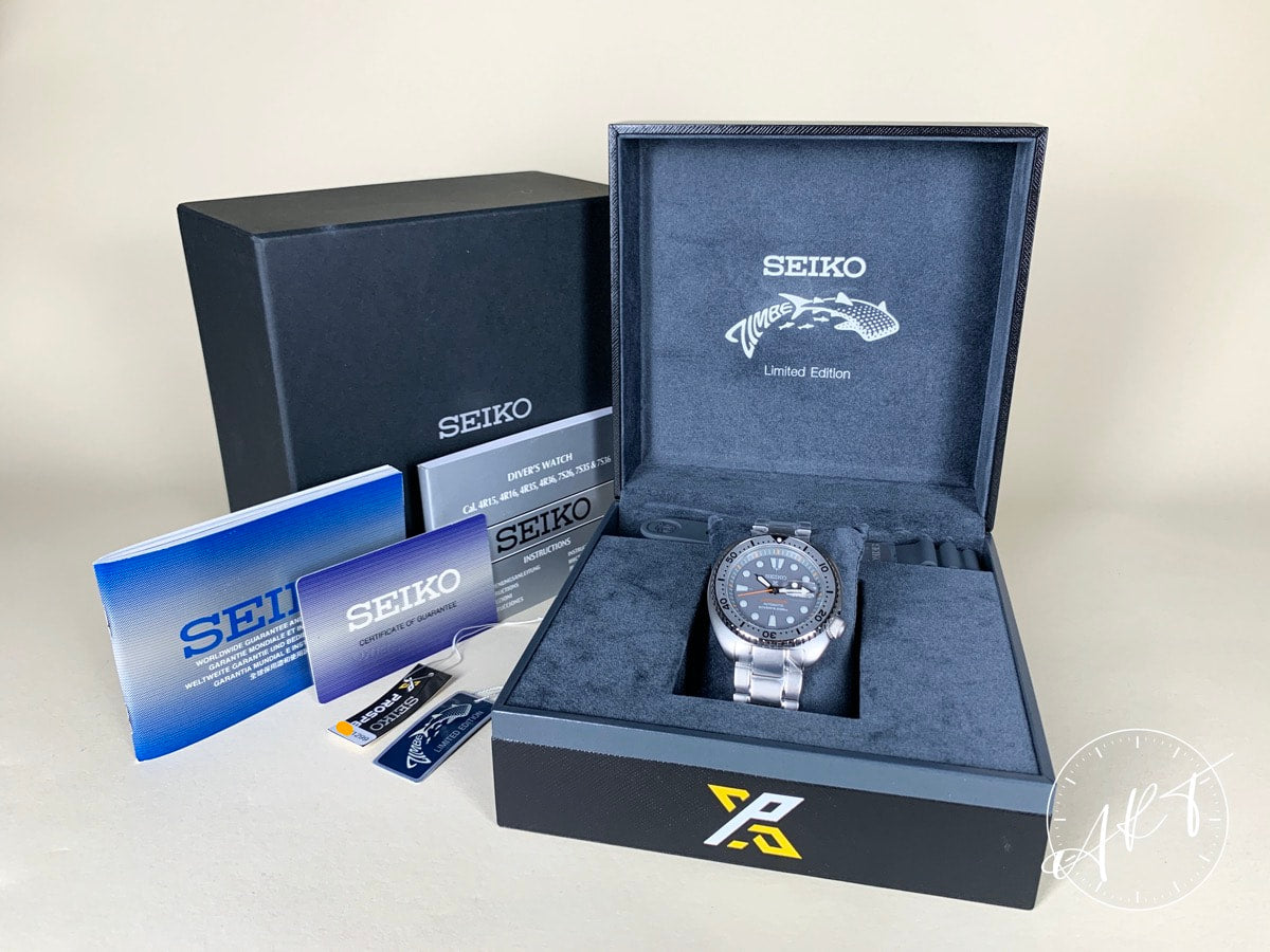 NEW Seiko Prospex Zimbe Turtle Gray Dial SS Thailand Ltd Diver Watch SRPA19K BP