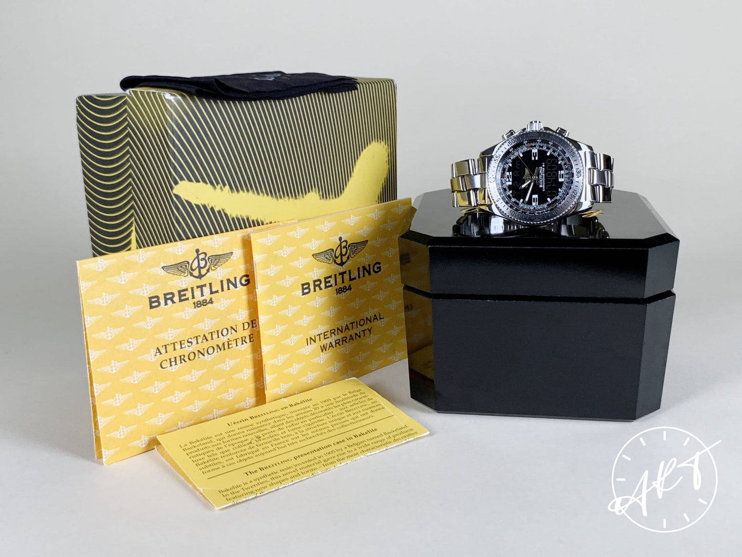 Breitling Aerospace Professional Black Dial SuperQuartz B-1 Military Watch BP