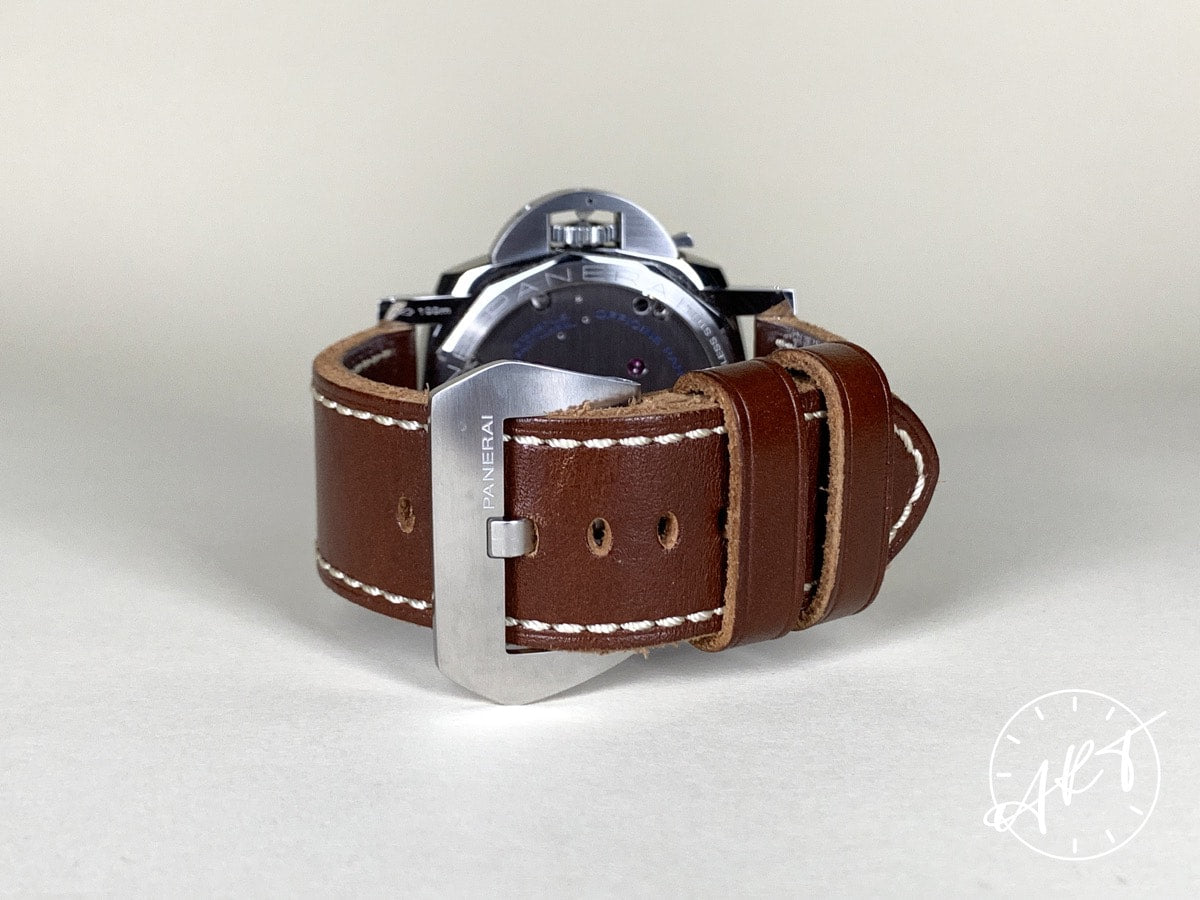Panerai PAM 372 Luminor 1950 N Serial 3 Days Black Dial SS Watch PAM00372 BP